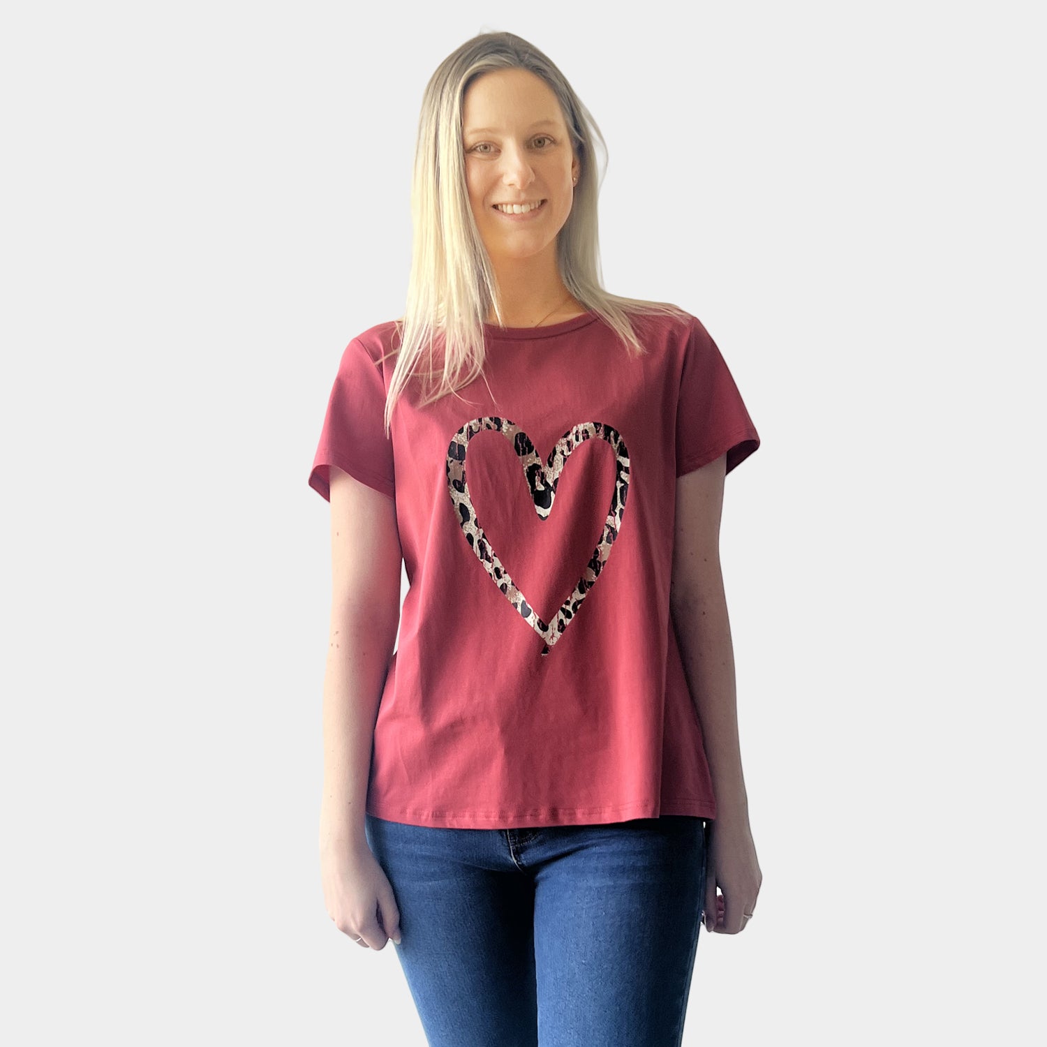 AM023076 LEOPARD PRINT TEE