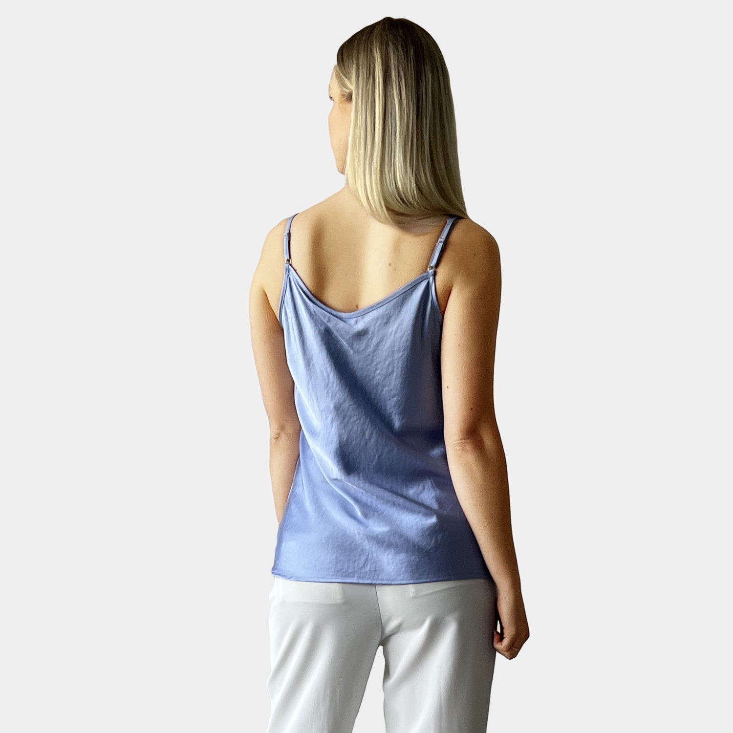 AM023065 POLY SILK & RAYON CAMISOLE