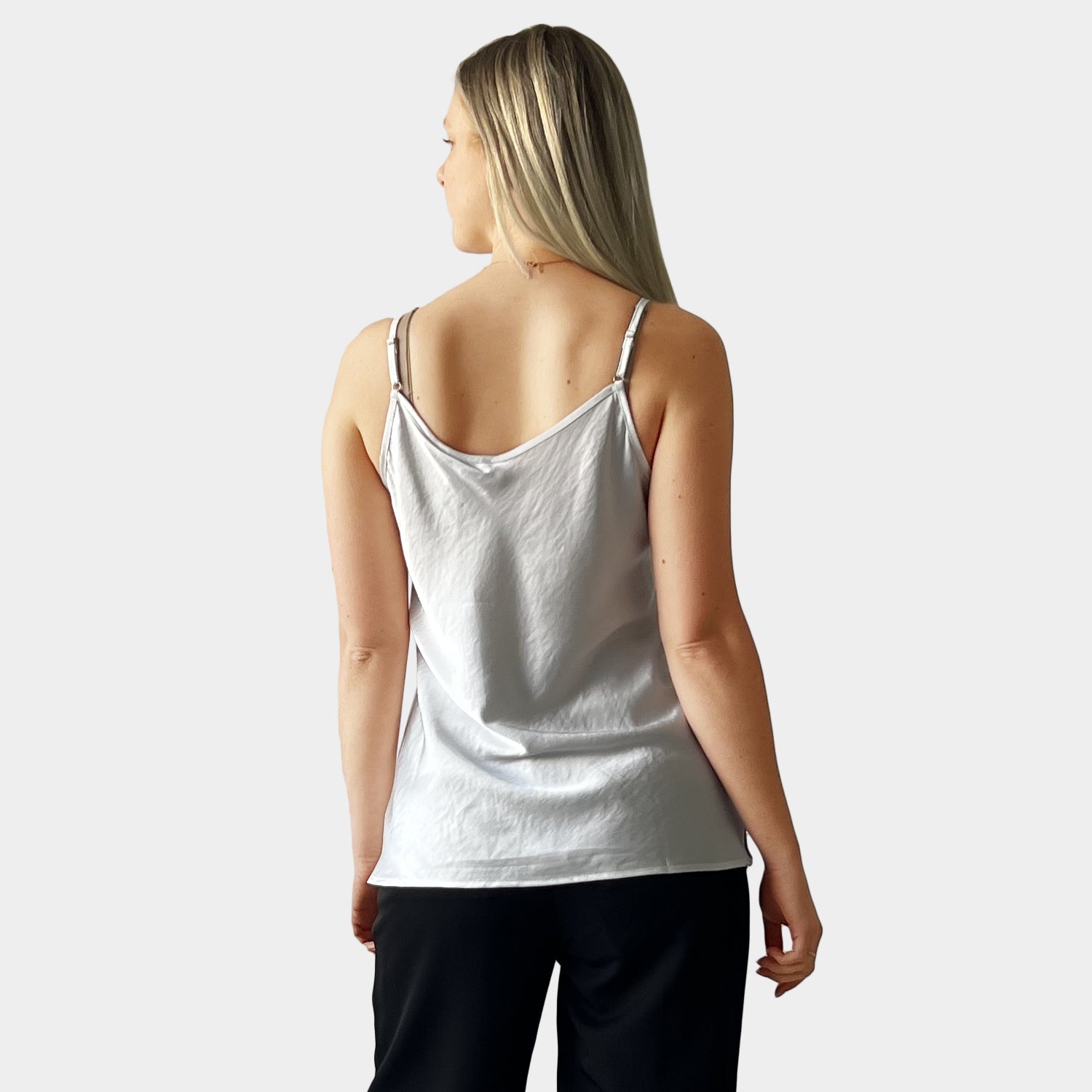 AM023065 POLY SILK & RAYON CAMISOLE