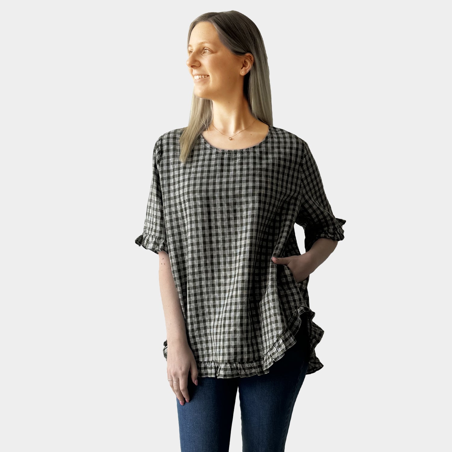 AM02497-2 SIDE POCKET CHECK TOP