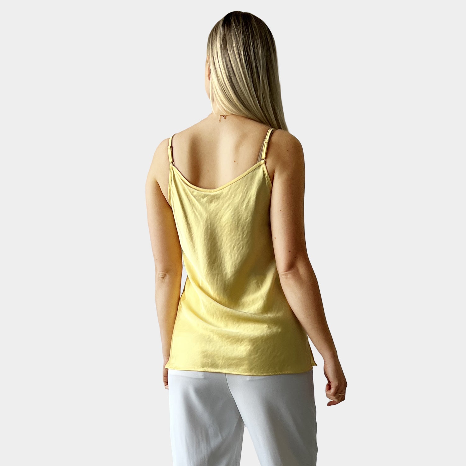 AM023065 POLY SILK & RAYON CAMISOLE