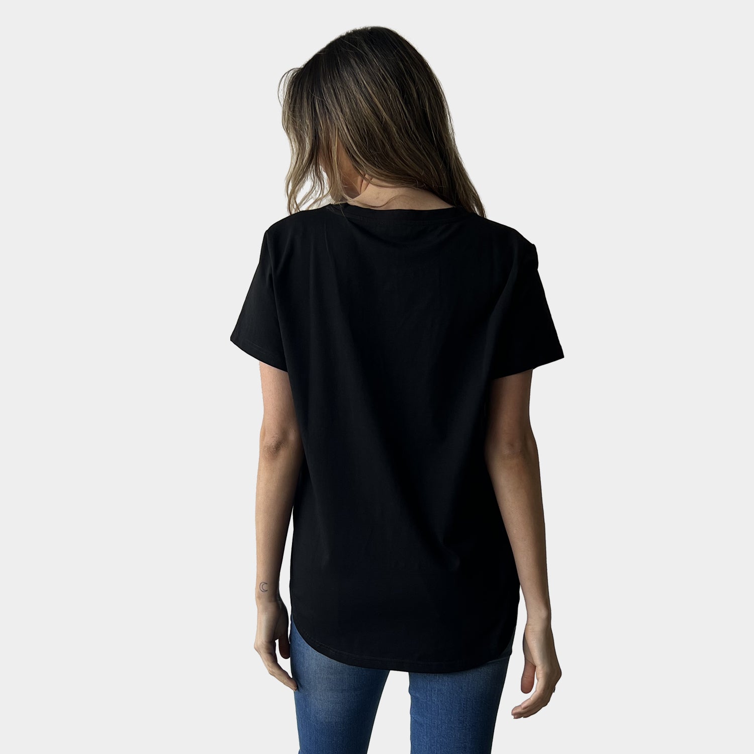 AM01267-4 GINGHAM LOVE HEART TEE