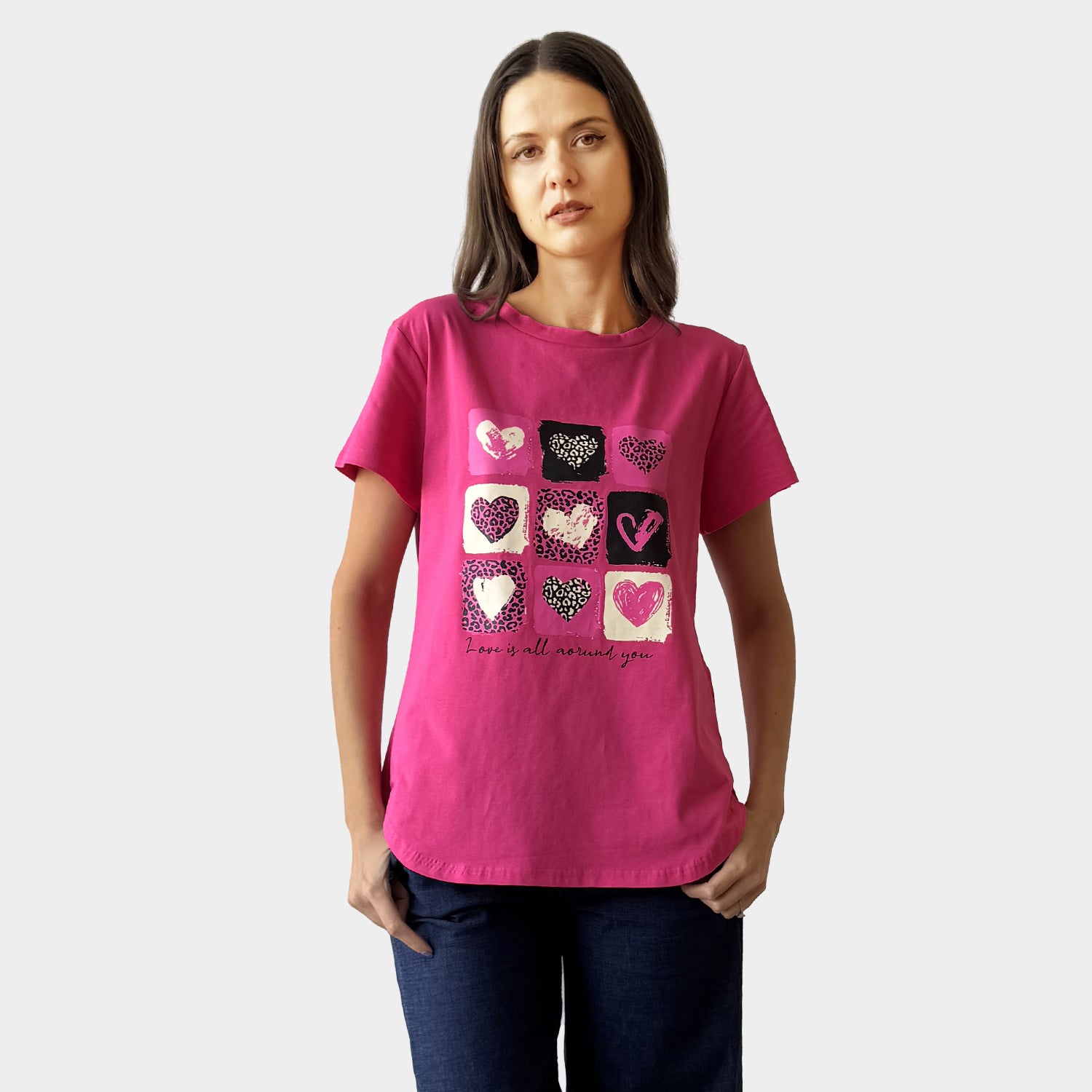 AM24053 MULTI PRINT TEE