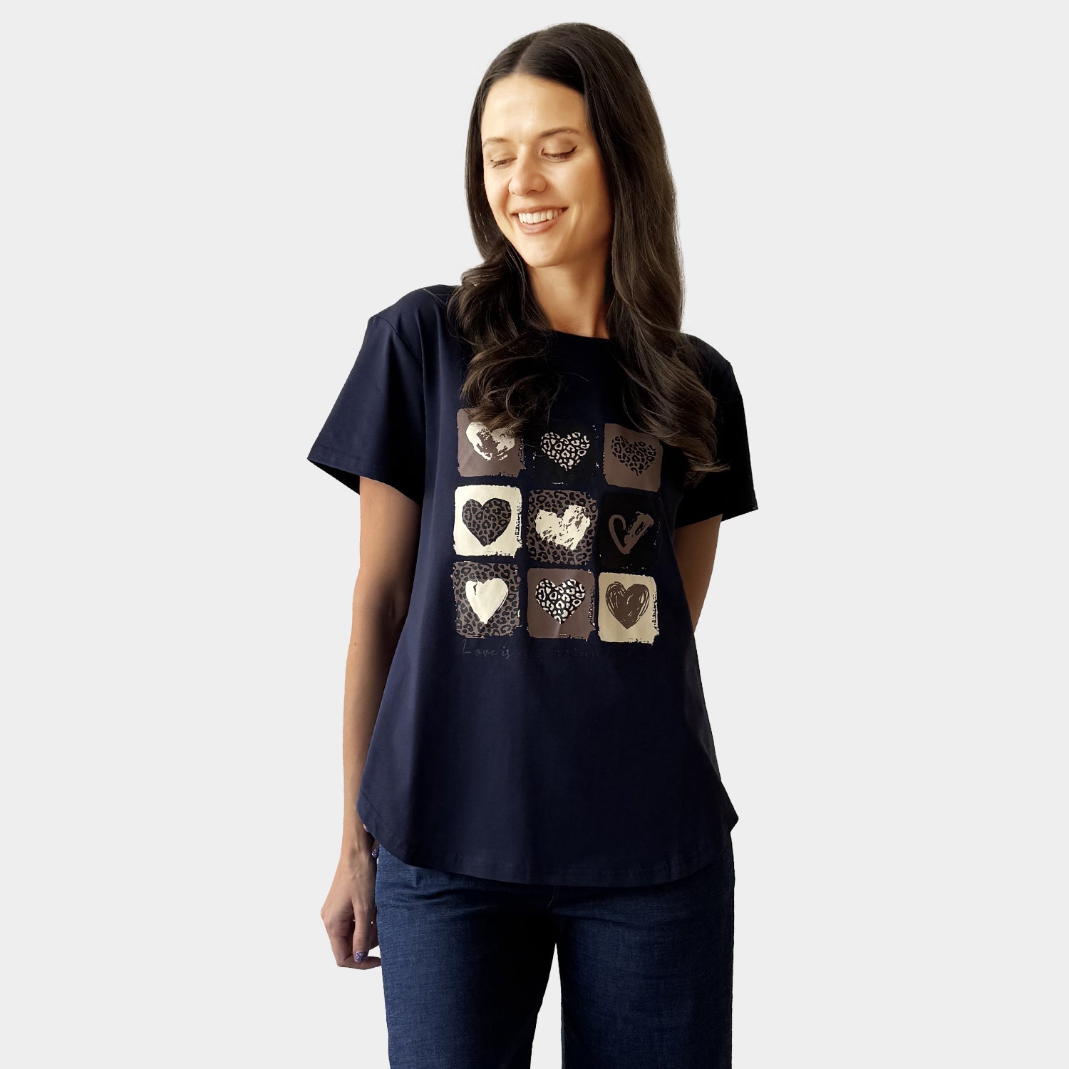 AM24053 MULTI PRINT TEE