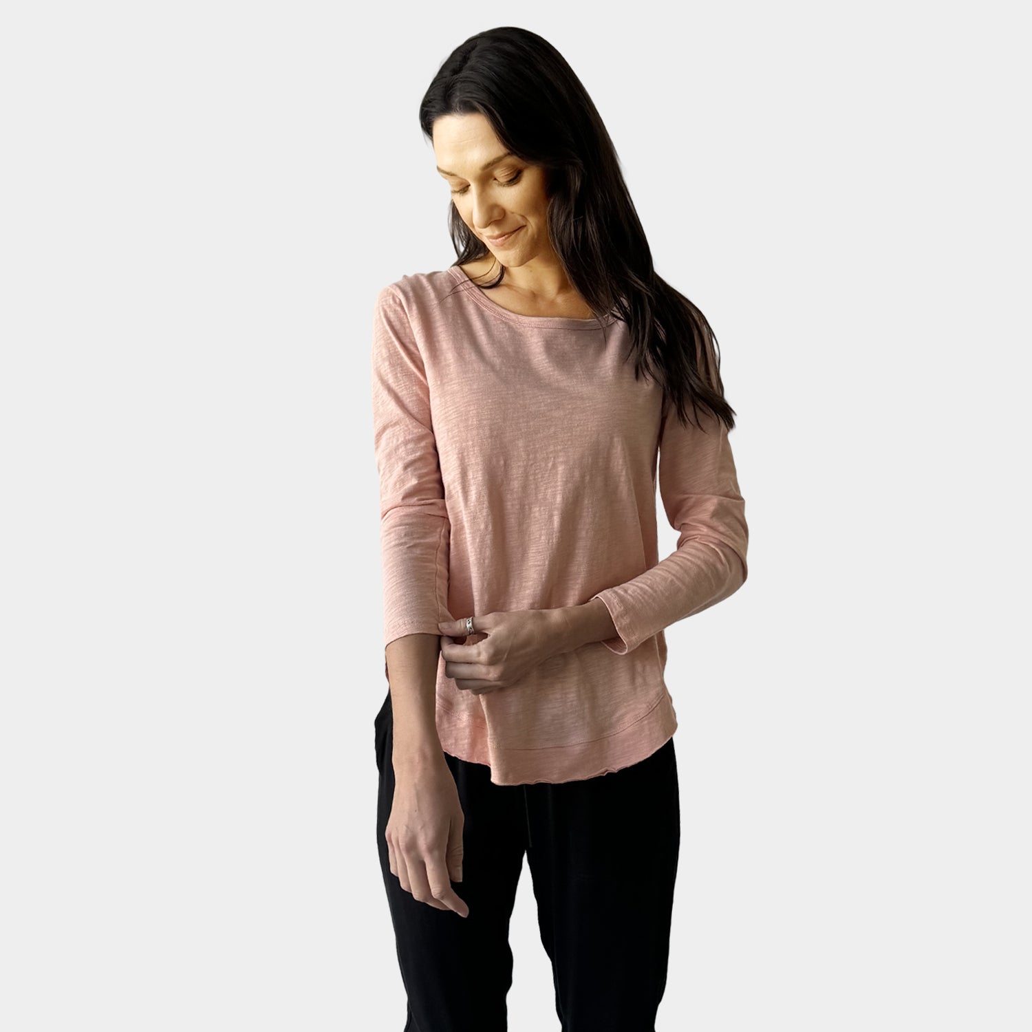 AM022117 RELAX ROUND NECK TOP (SALE)