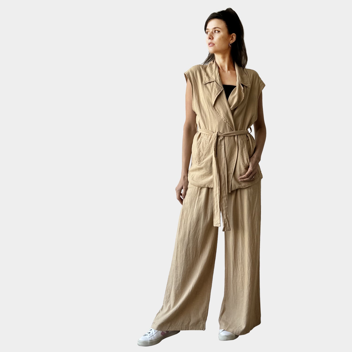 AIY80101 VEST JACKET OF ITALY