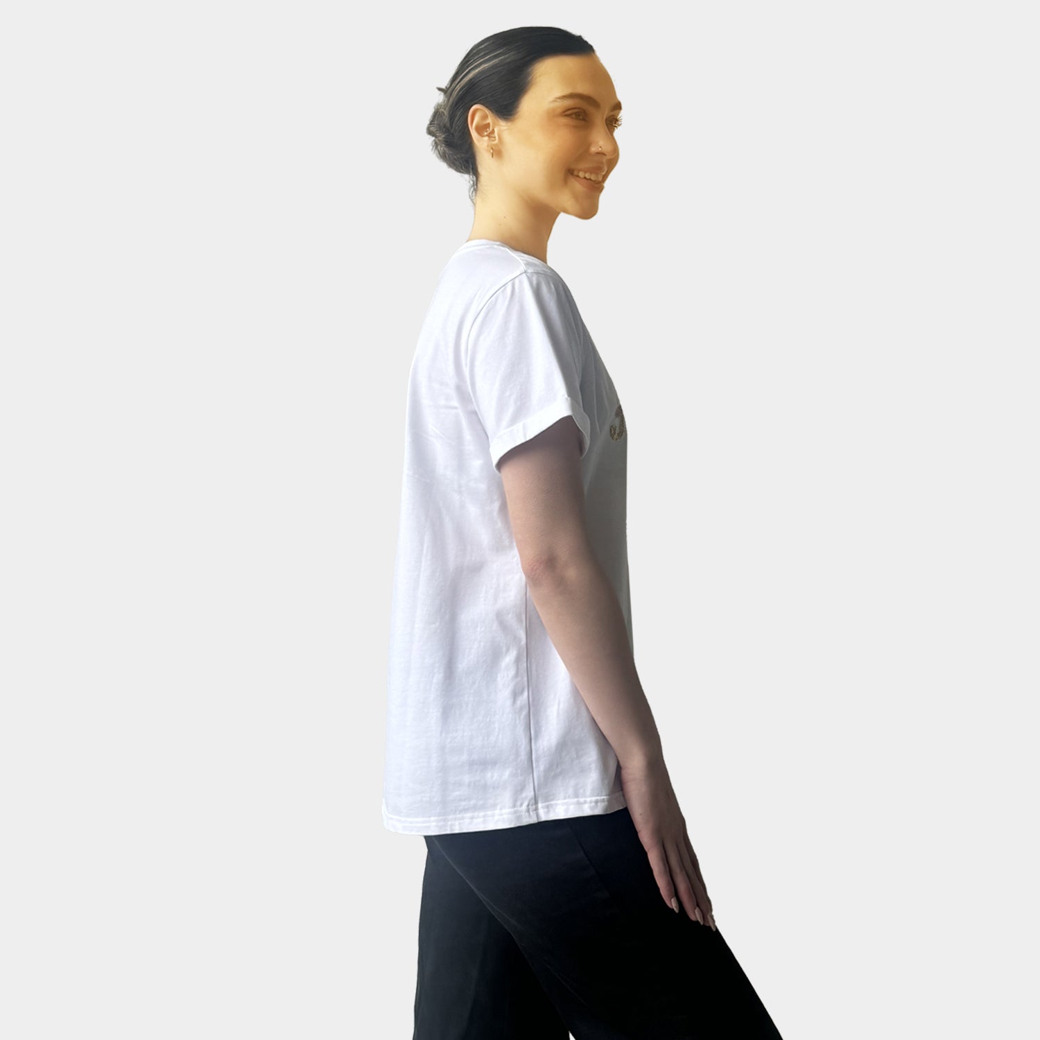 AM023056 SEQUINS TEE