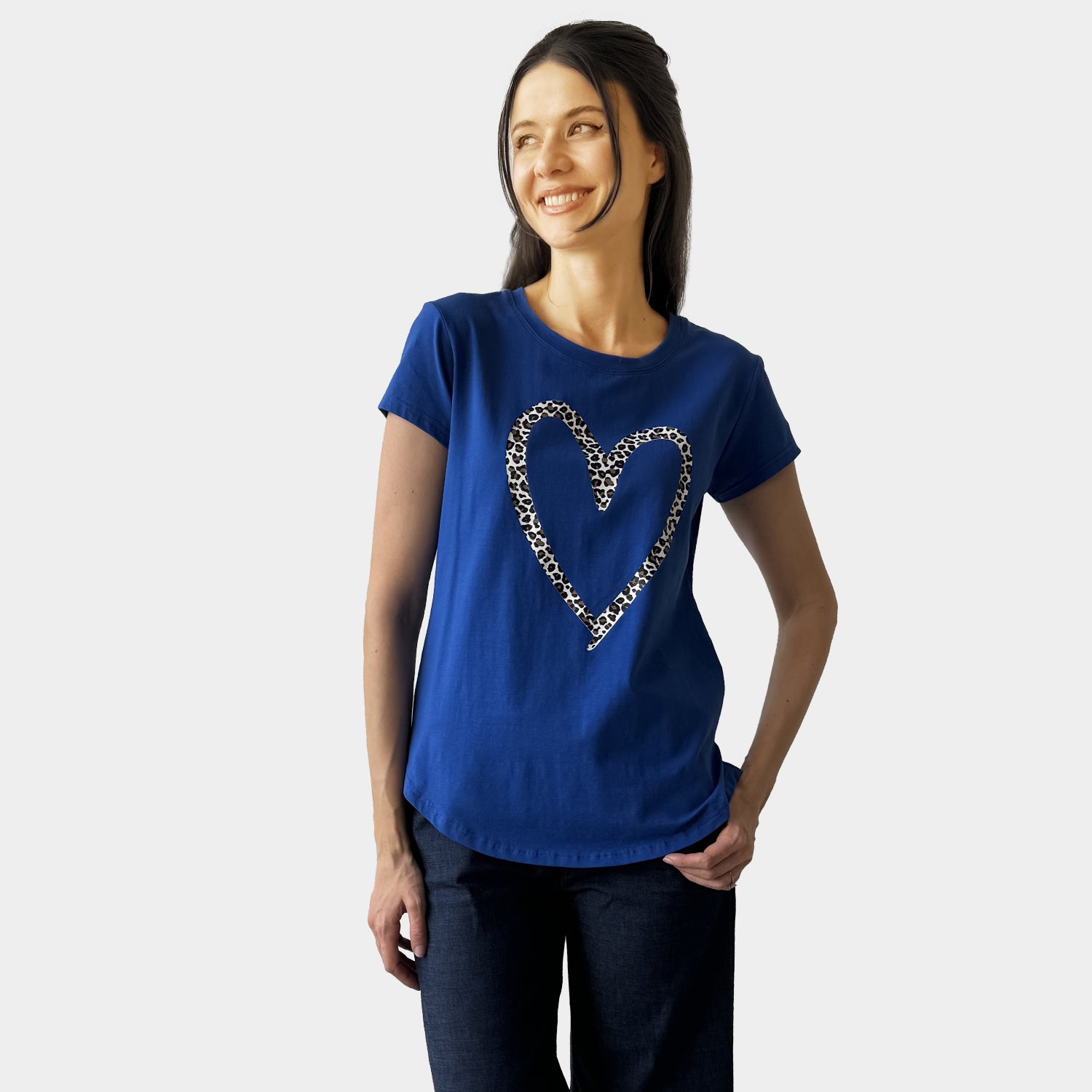 AM01292 LEOPARD LOVE TEE (SALE)