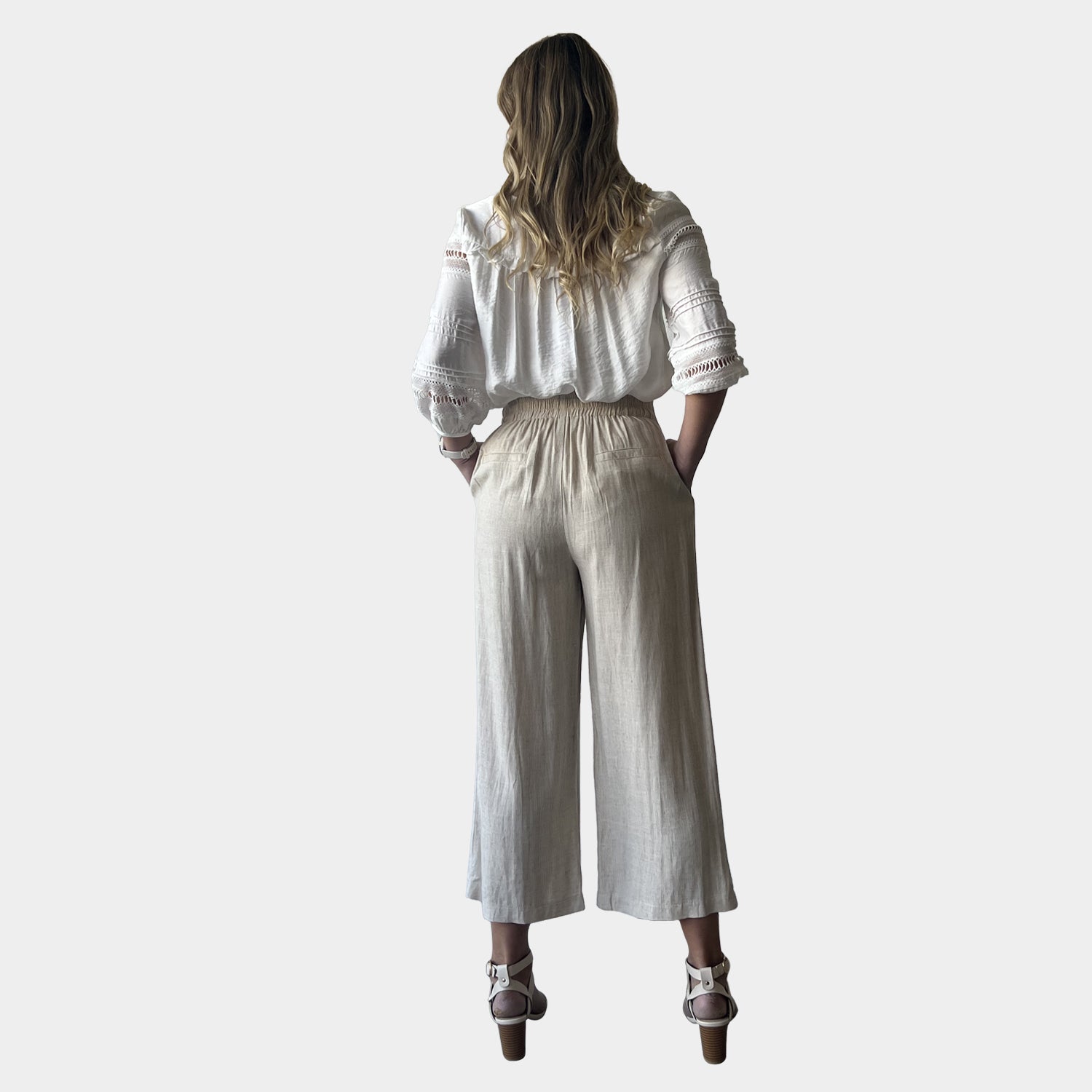 AM01018 LINEN COTTON PANT