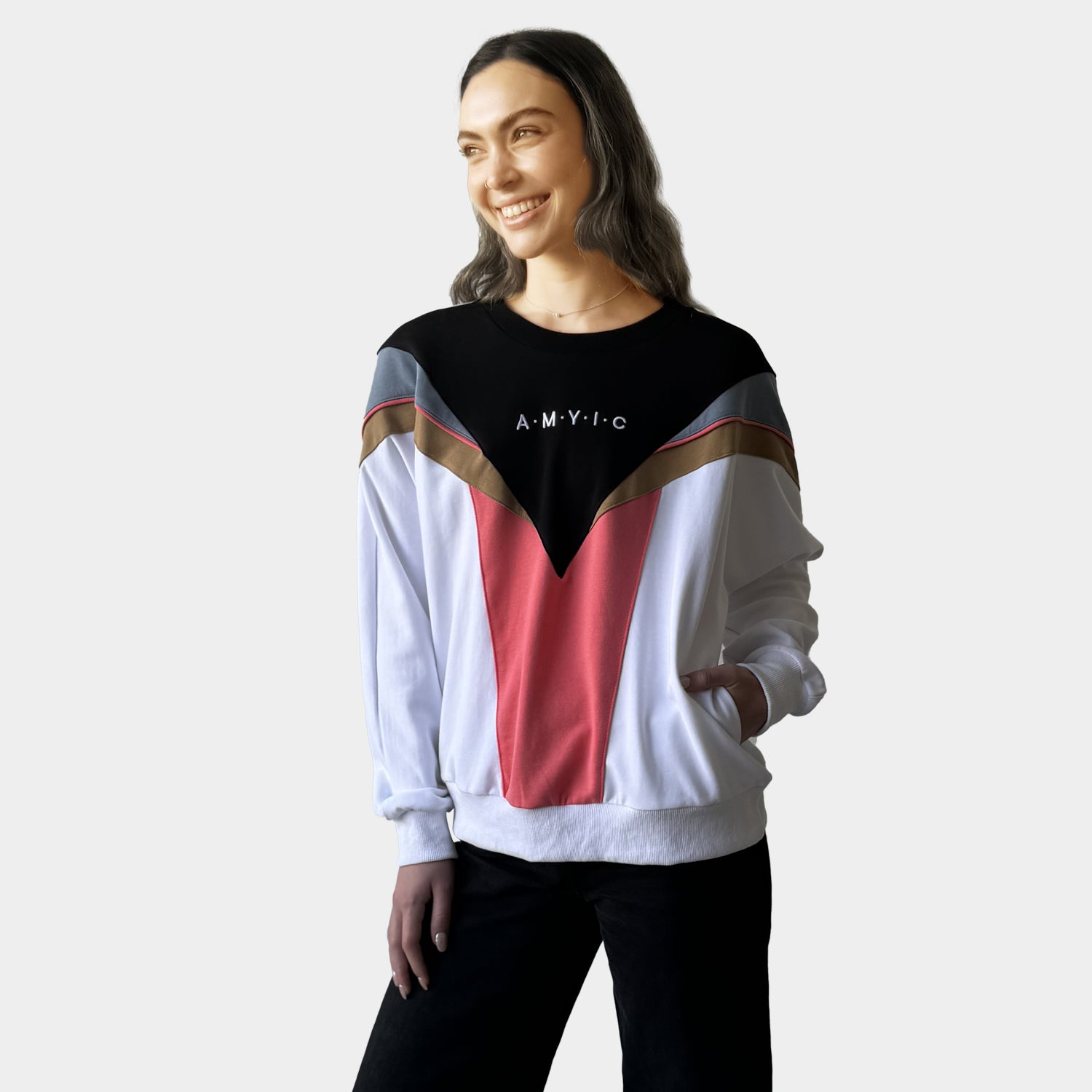 AM023053 SIDE POCKET SWEATSHIRT