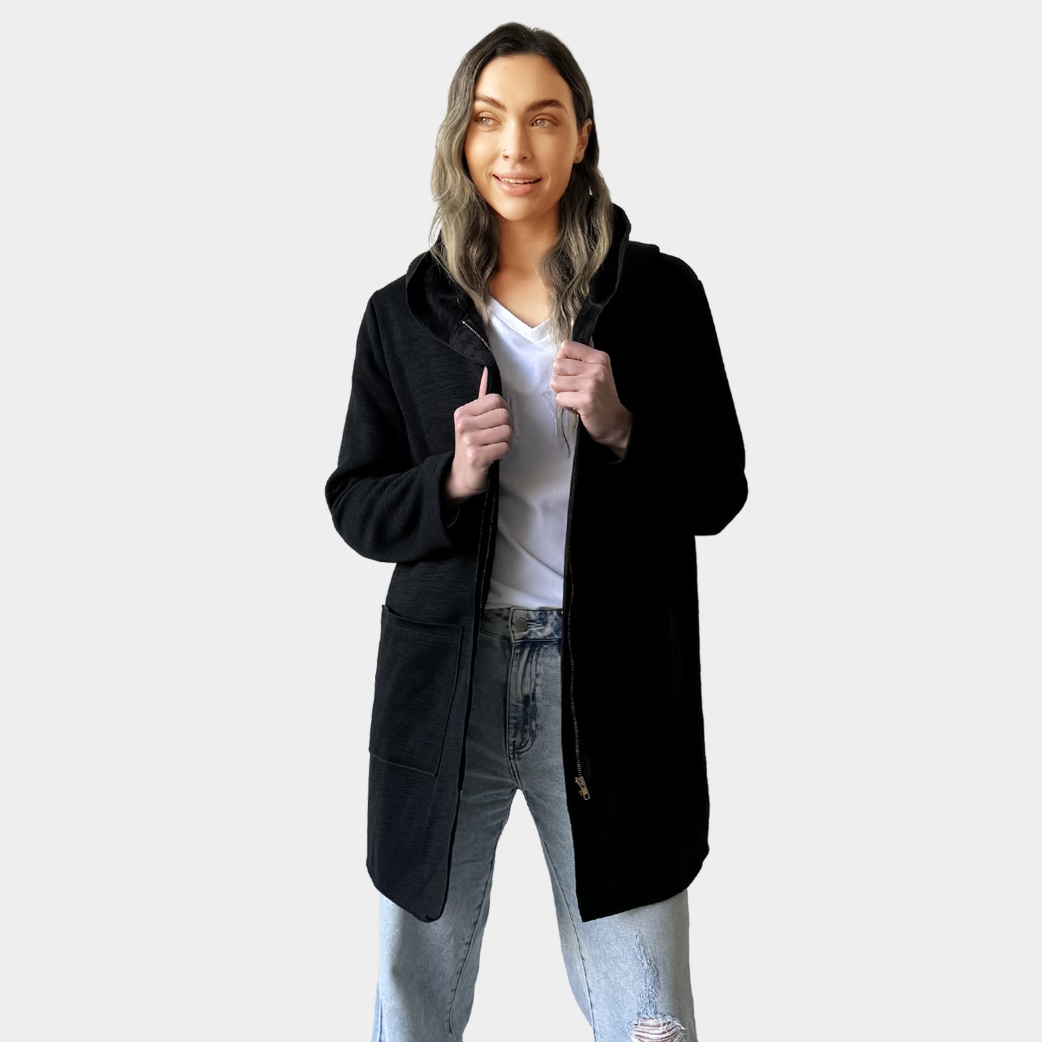 AM023013 SOFT&WARM CASUAL COAT