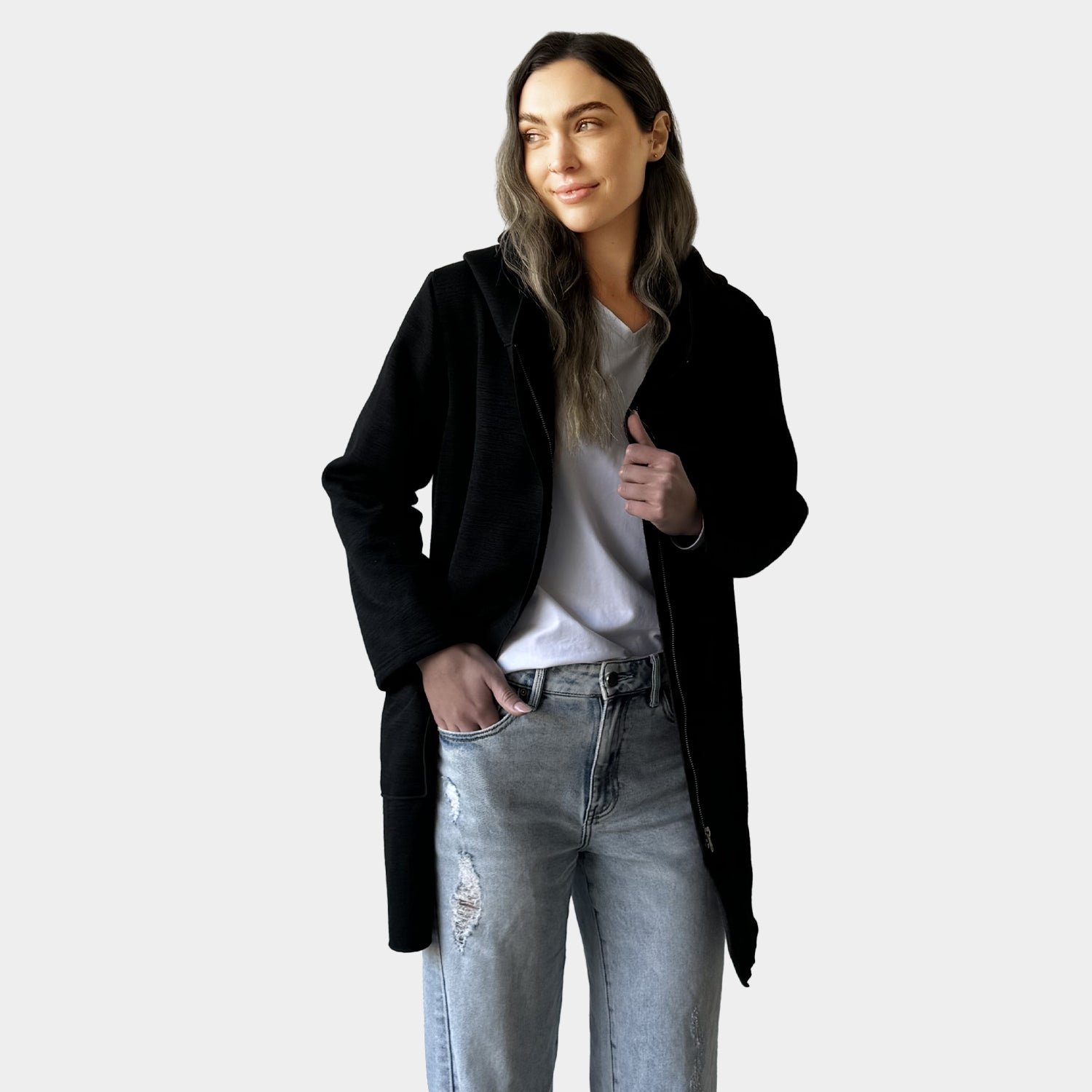 AM023013 SOFT&WARM CASUAL COAT