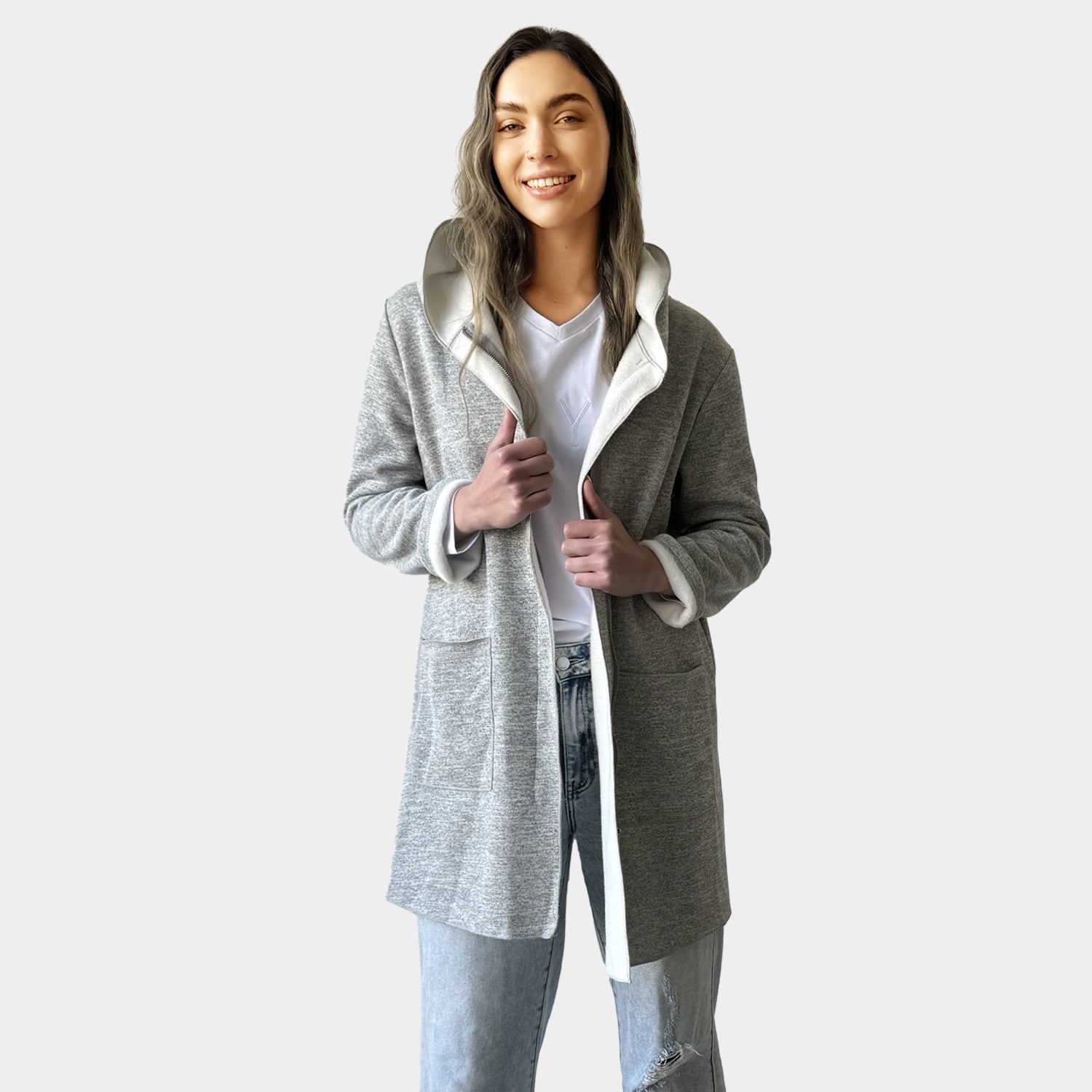 AM023013 SOFT&WARM CASUAL COAT
