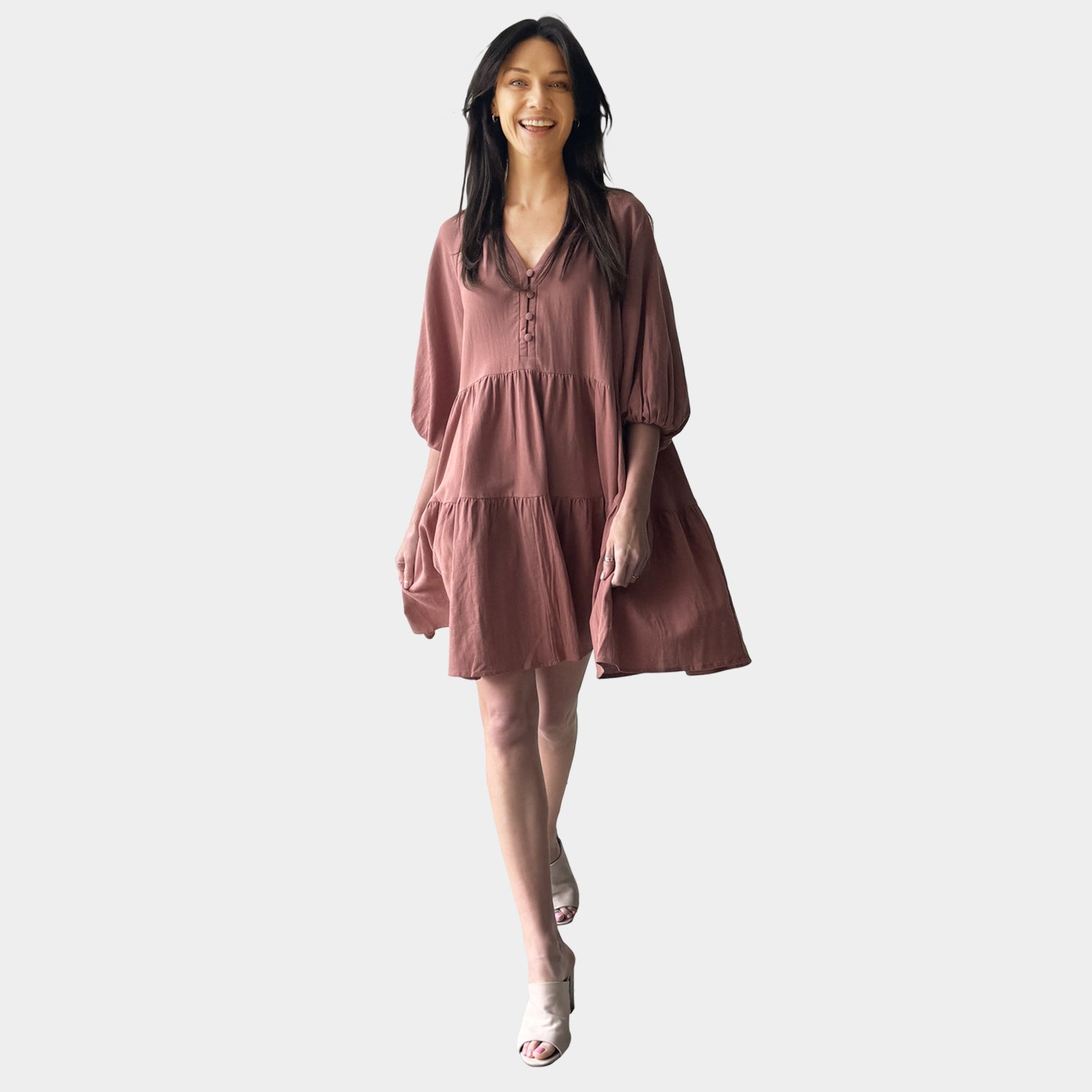 AM023051-1 SIDE POCKET DRESS (SALE)