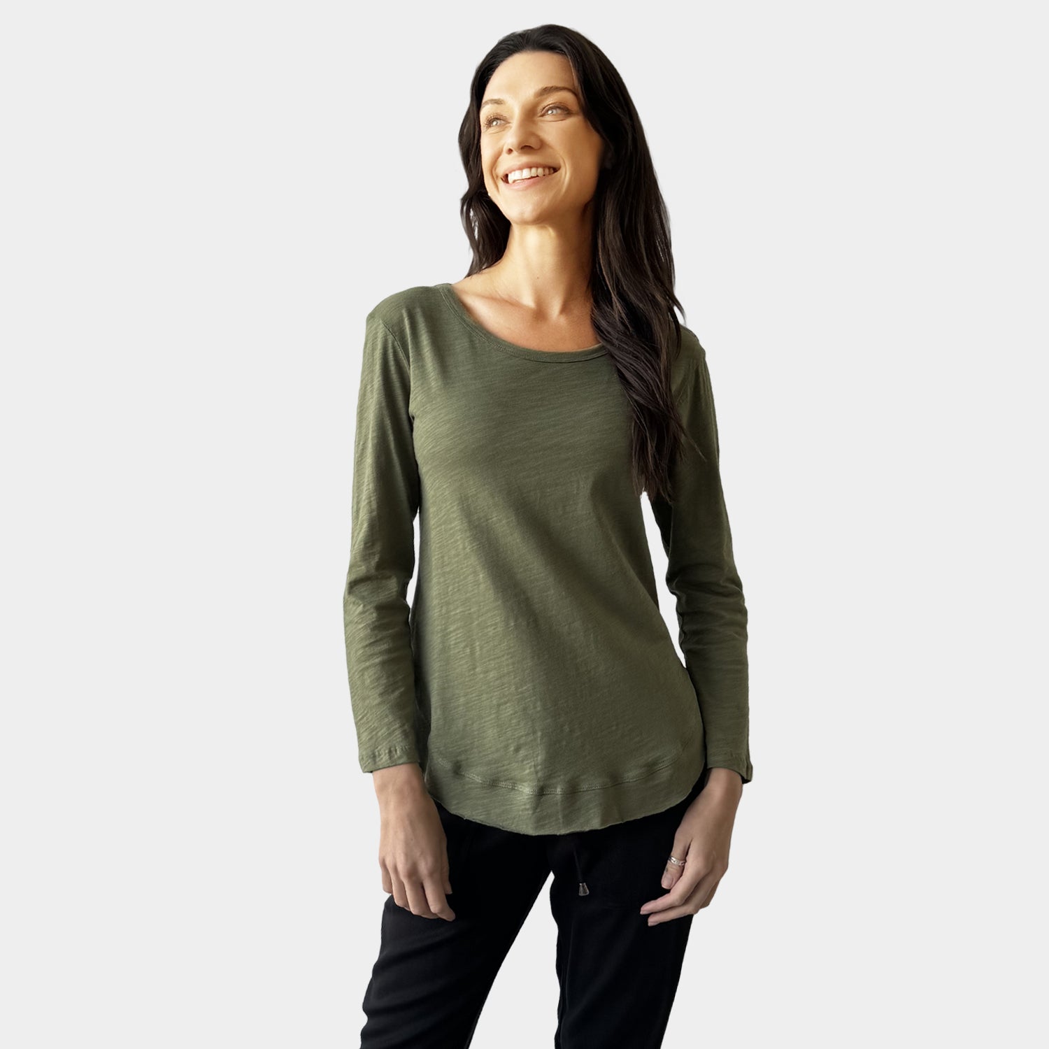 AM022117 RELAX ROUND NECK TOP (SALE)