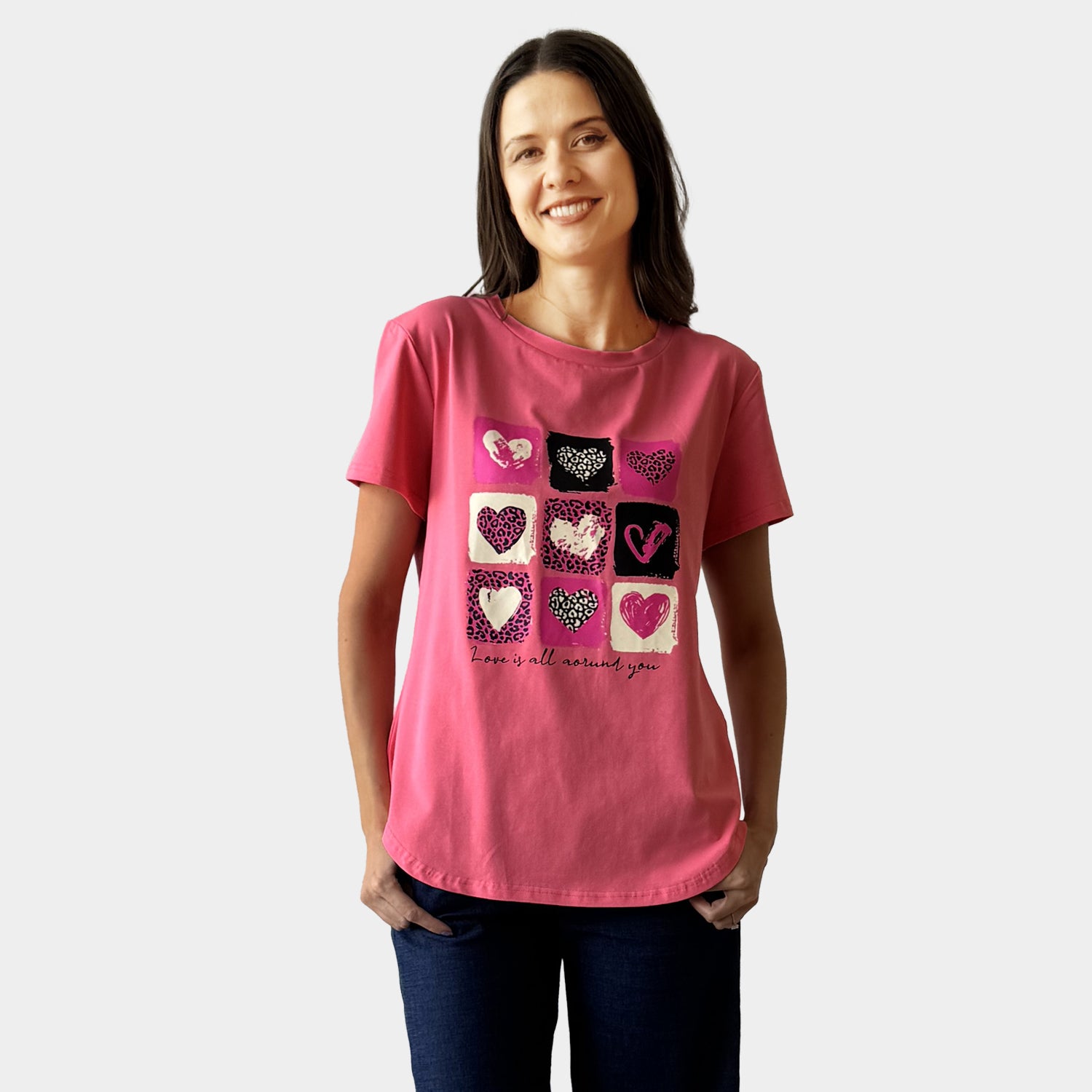 AM24053 MULTI PRINT TEE