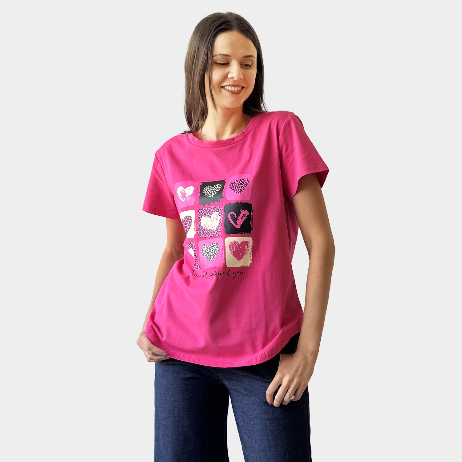 AM24053 MULTI PRINT TEE