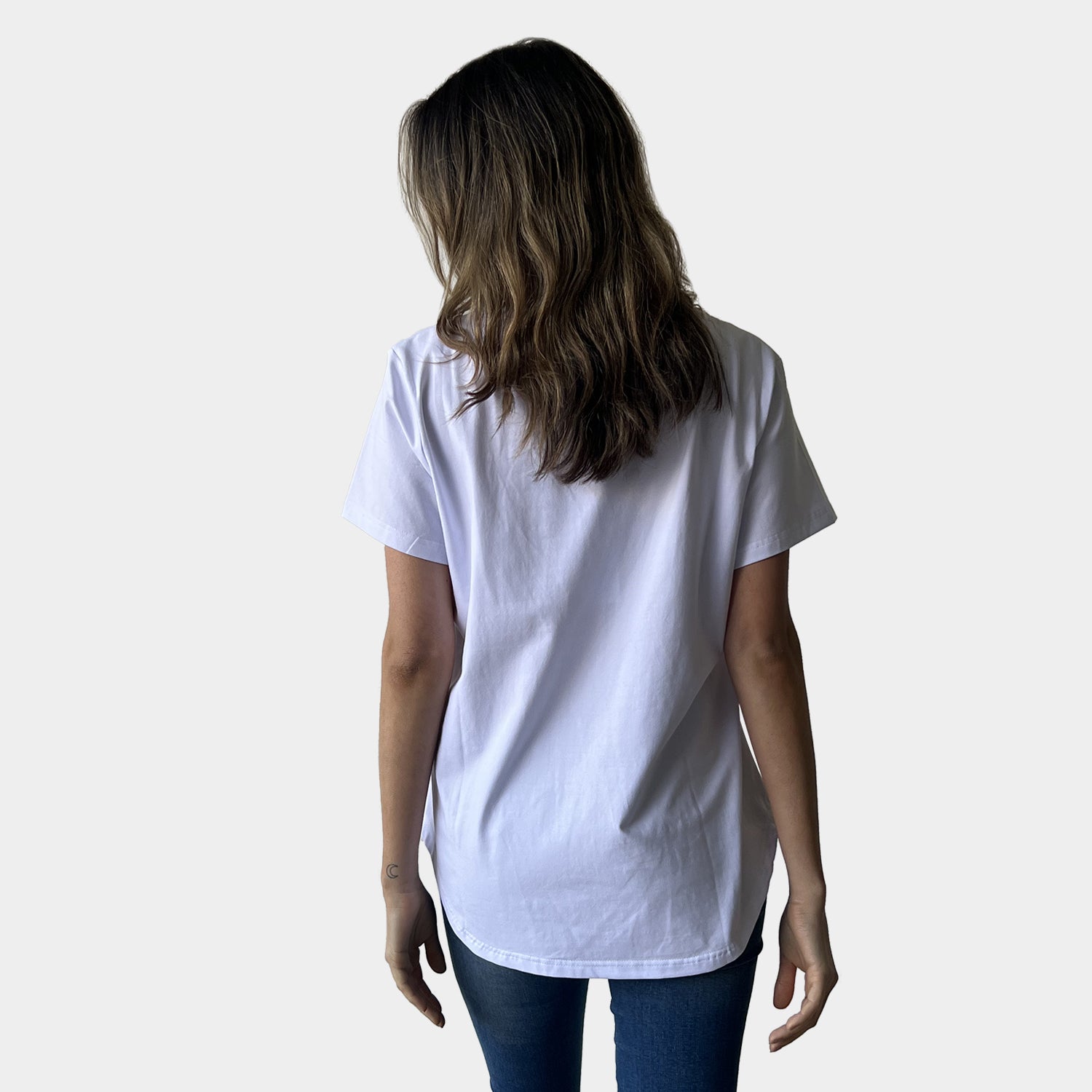 AM01267-4 GINGHAM LOVE HEART TEE