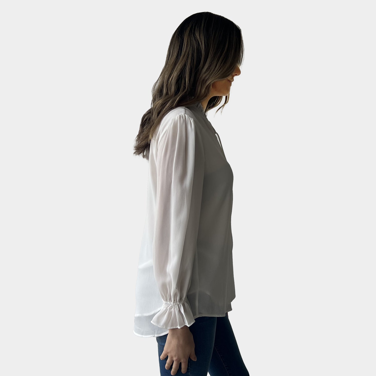 AM022126 CHIFFON TOP (SALE)