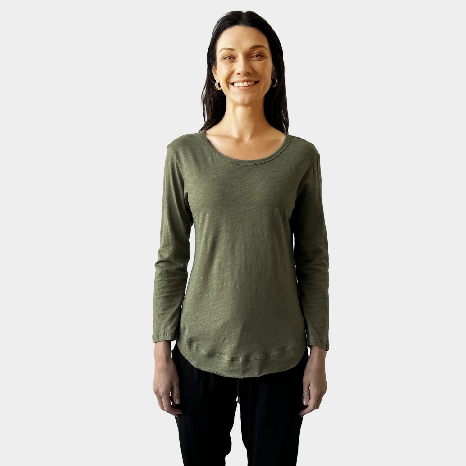 AM022117 RELAX ROUND NECK TOP (SALE)