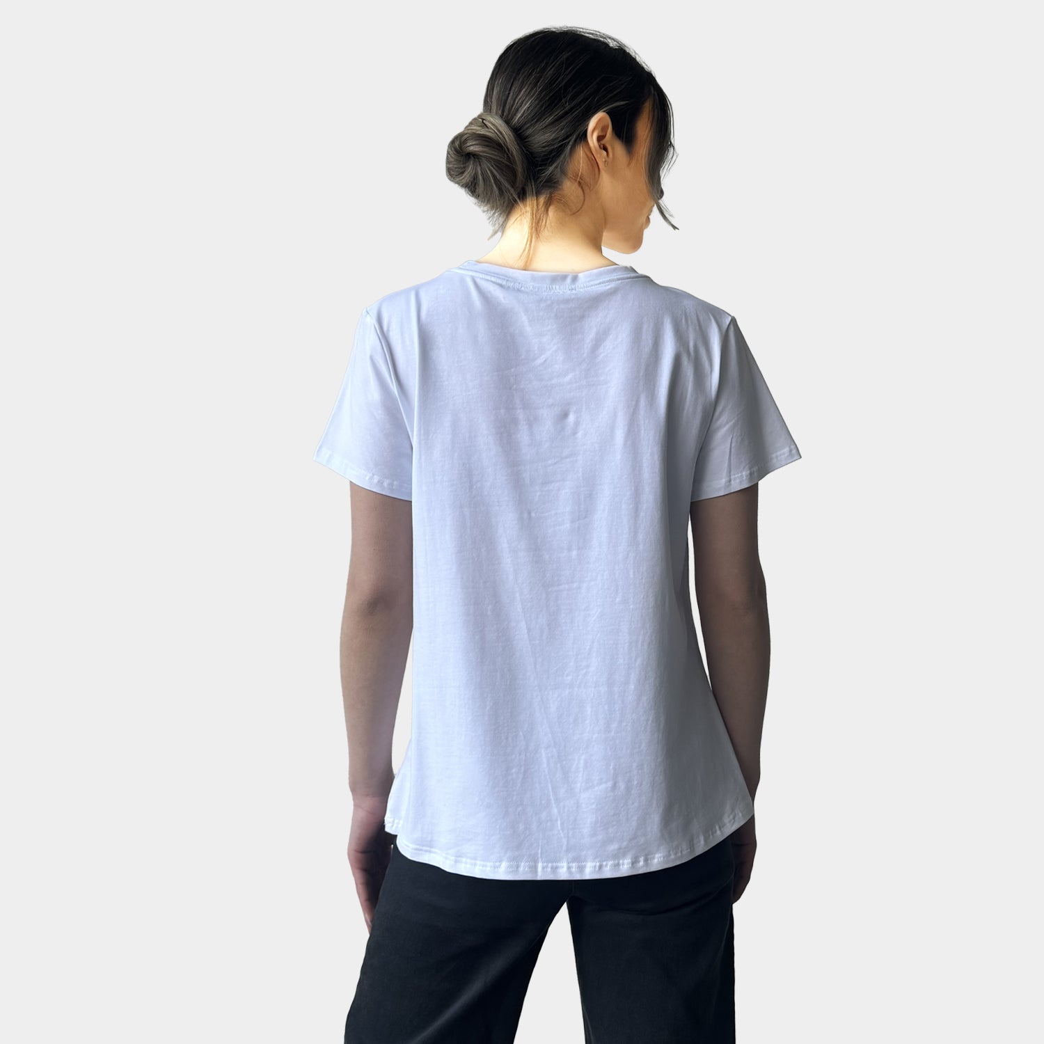 AM023075 SQUARE PRINT & LETTERS TEE