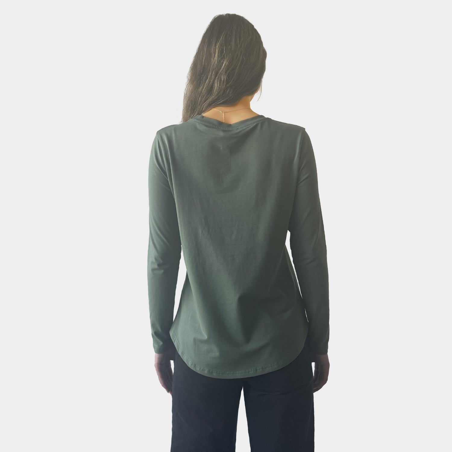 AM024016 MULTI PRINT LONG SLEEVE TEE