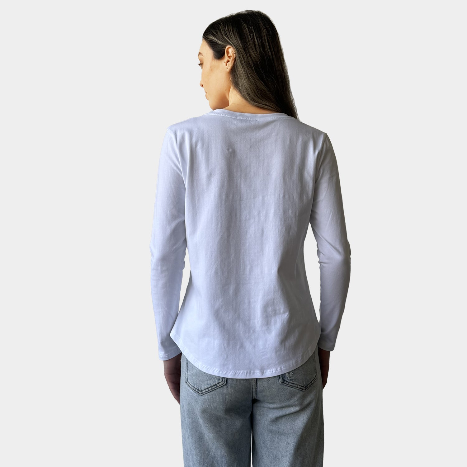 AM024016 MULTI PRINT LONG SLEEVE TEE