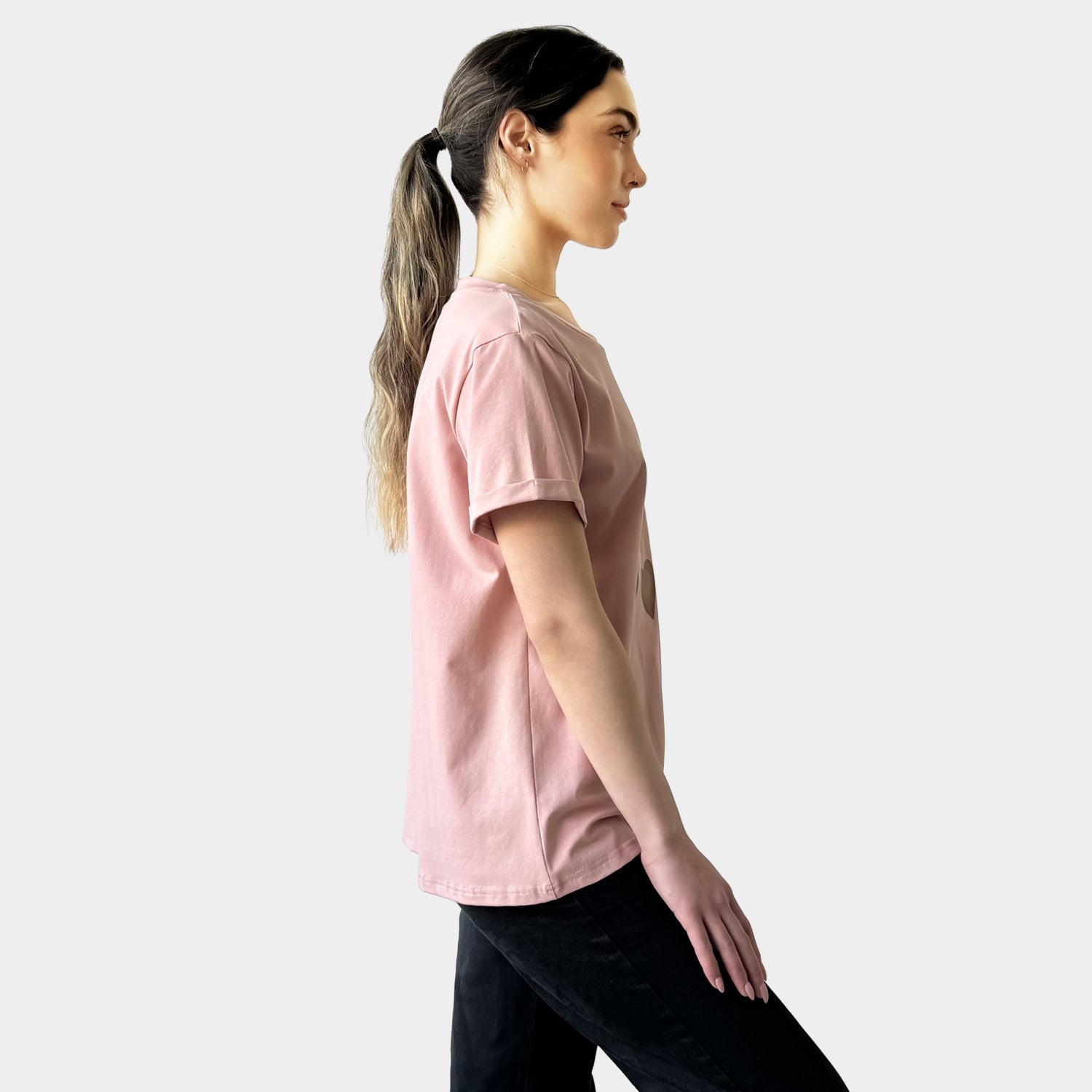 AM022199 NINE HEART PRINT TEE