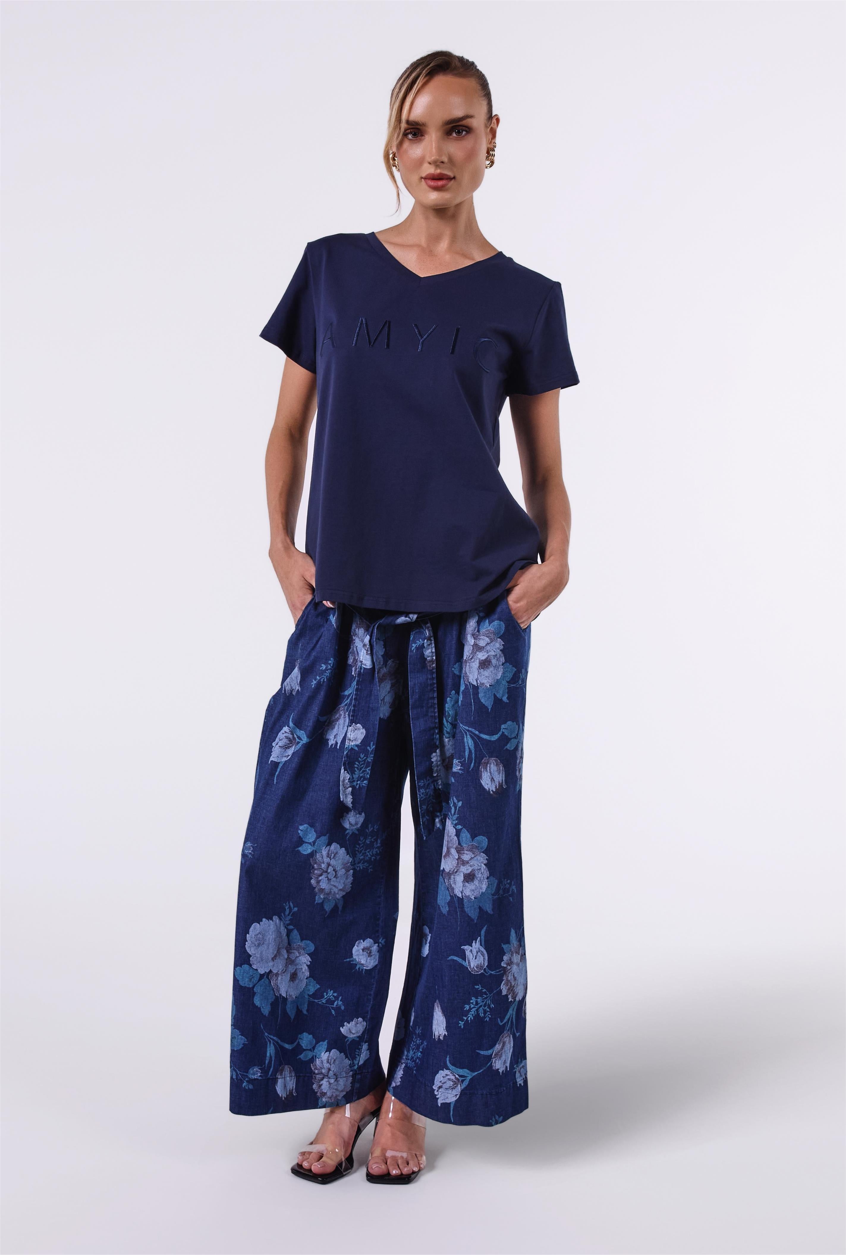 AF00007 EXCLUSIVE PRINT DENIM PANT