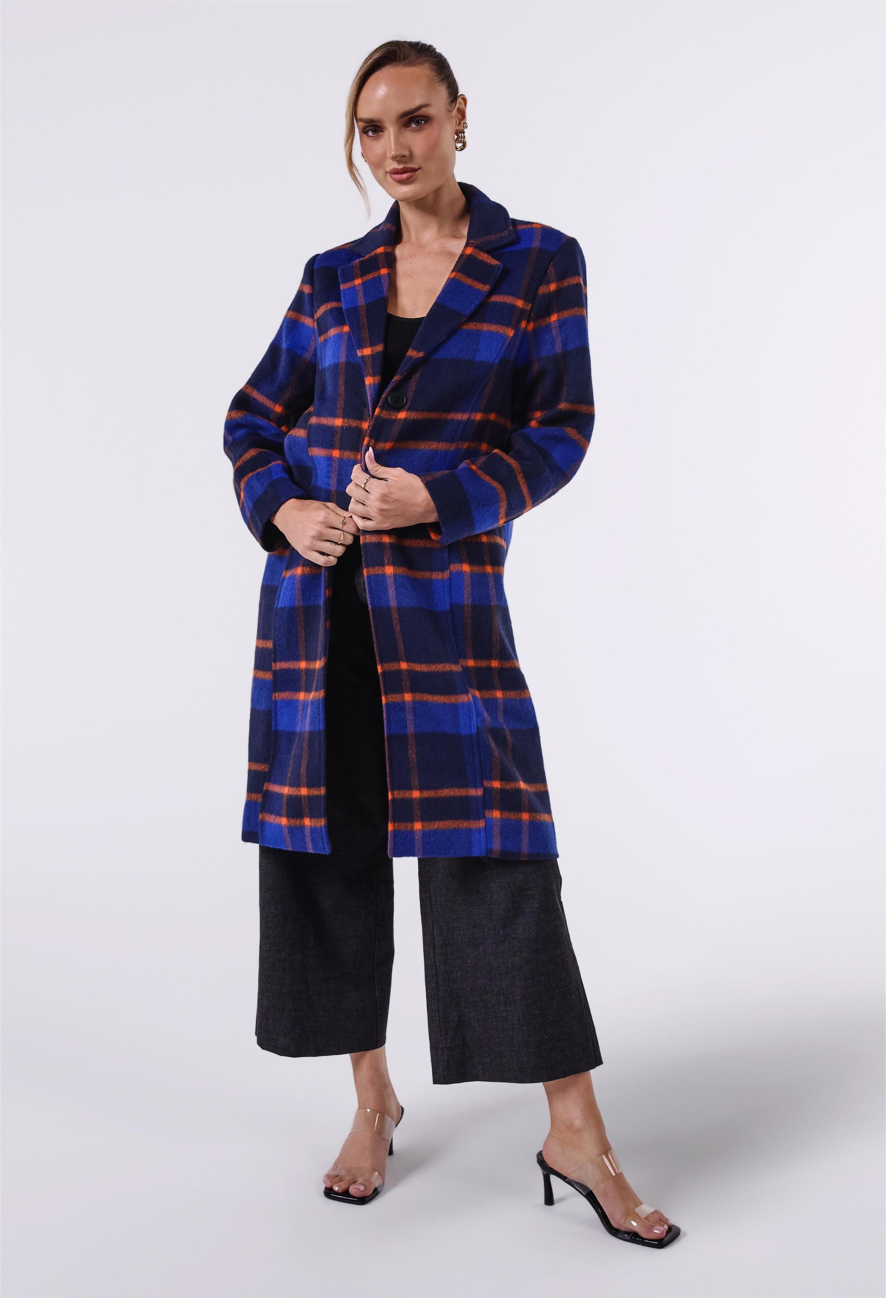 AM022184 CHECK COAT