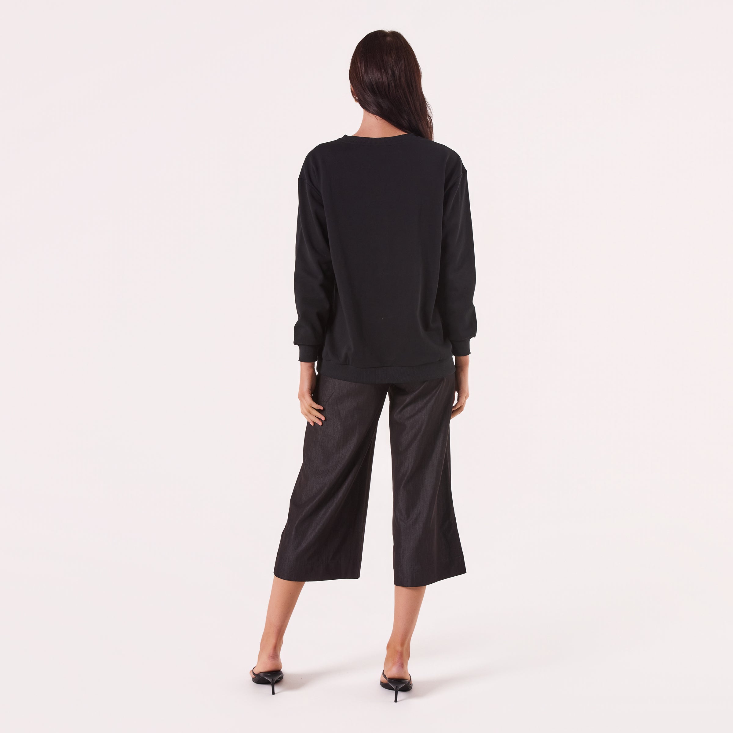 AM2502 CHERRY PRINT SWEATSHIRT