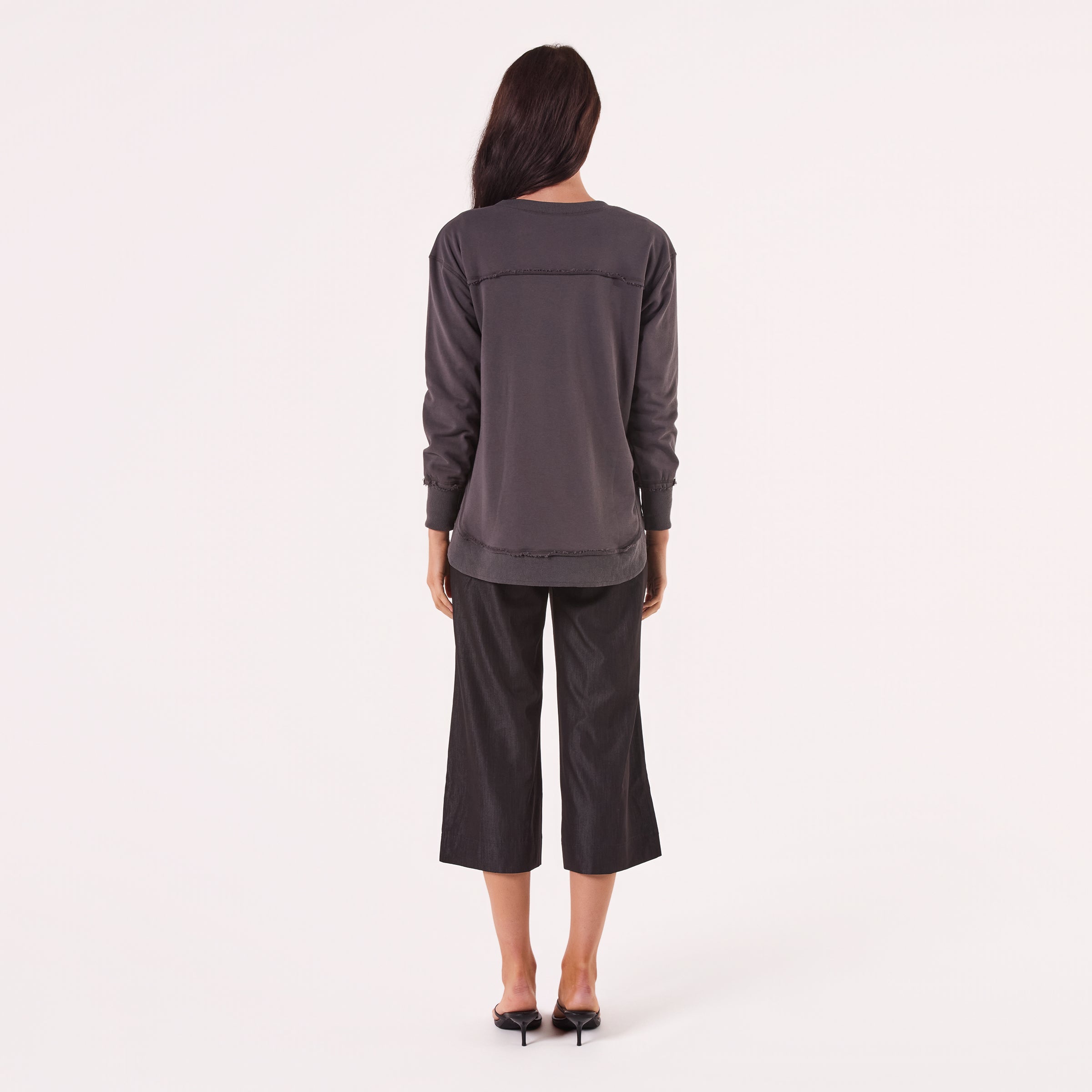 AM24026 MULTI PRINT SIDE POCKET SWEATSHIRT