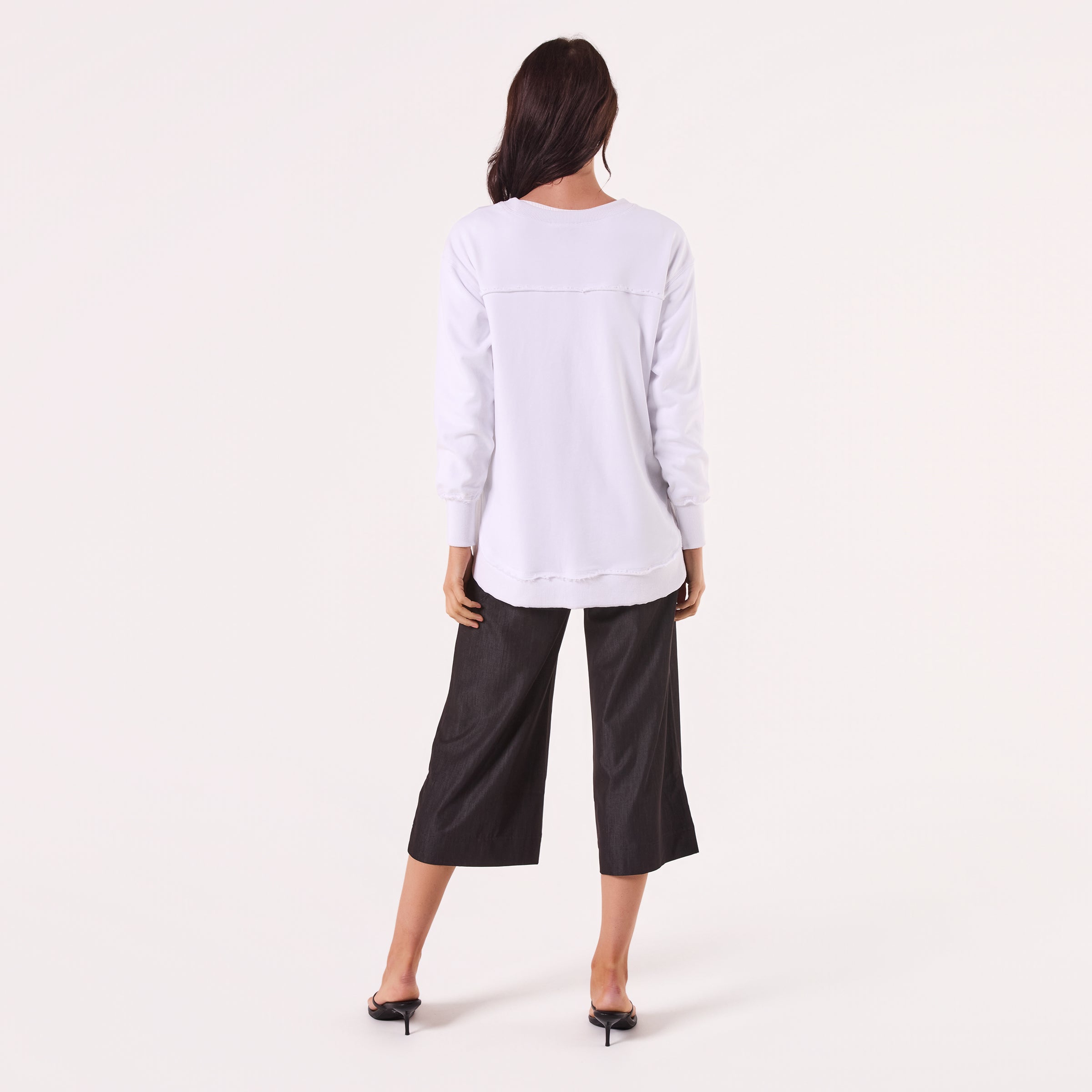 AM24026 MULTI PRINT SIDE POCKET SWEATSHIRT