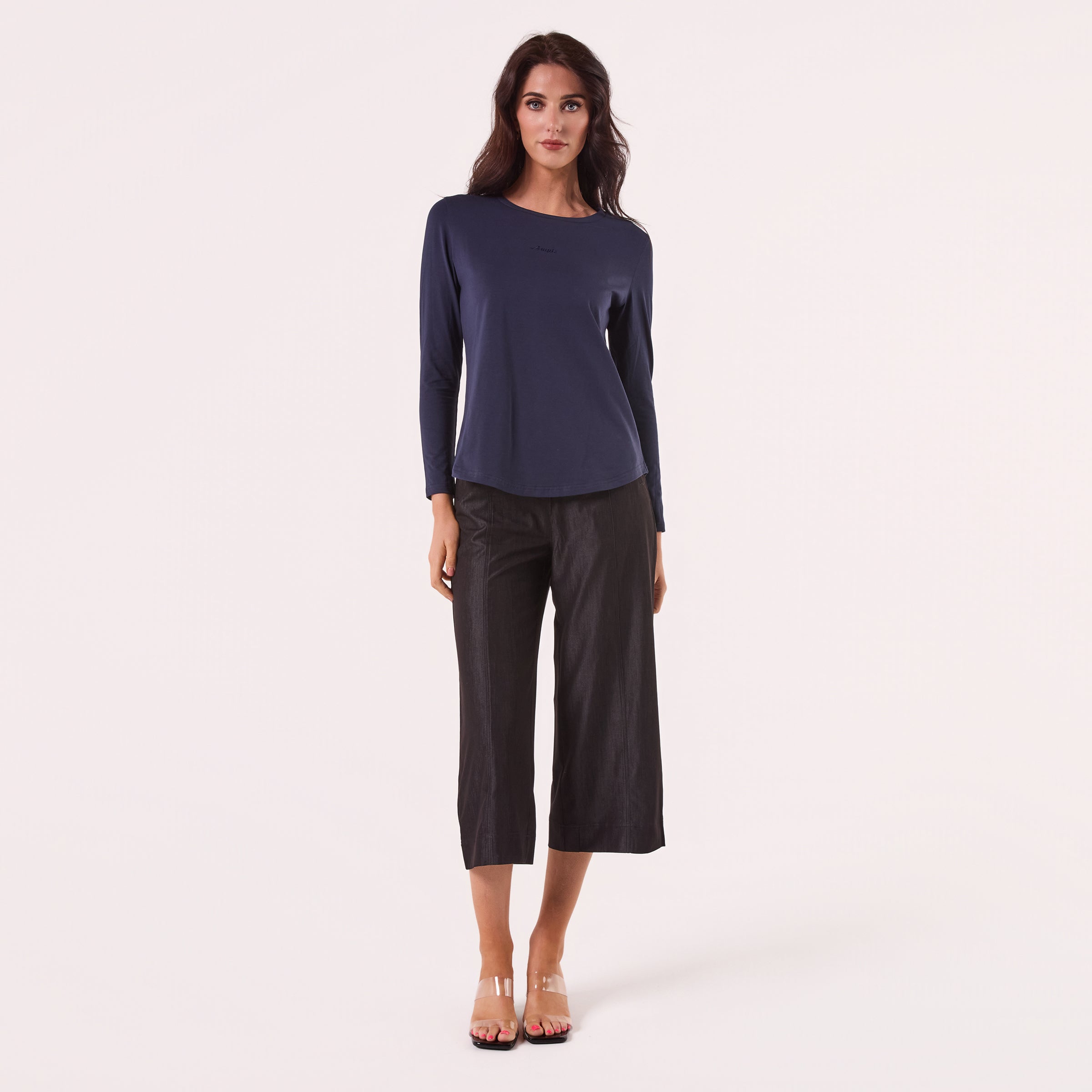 AM25113 ROUND NECK TEE