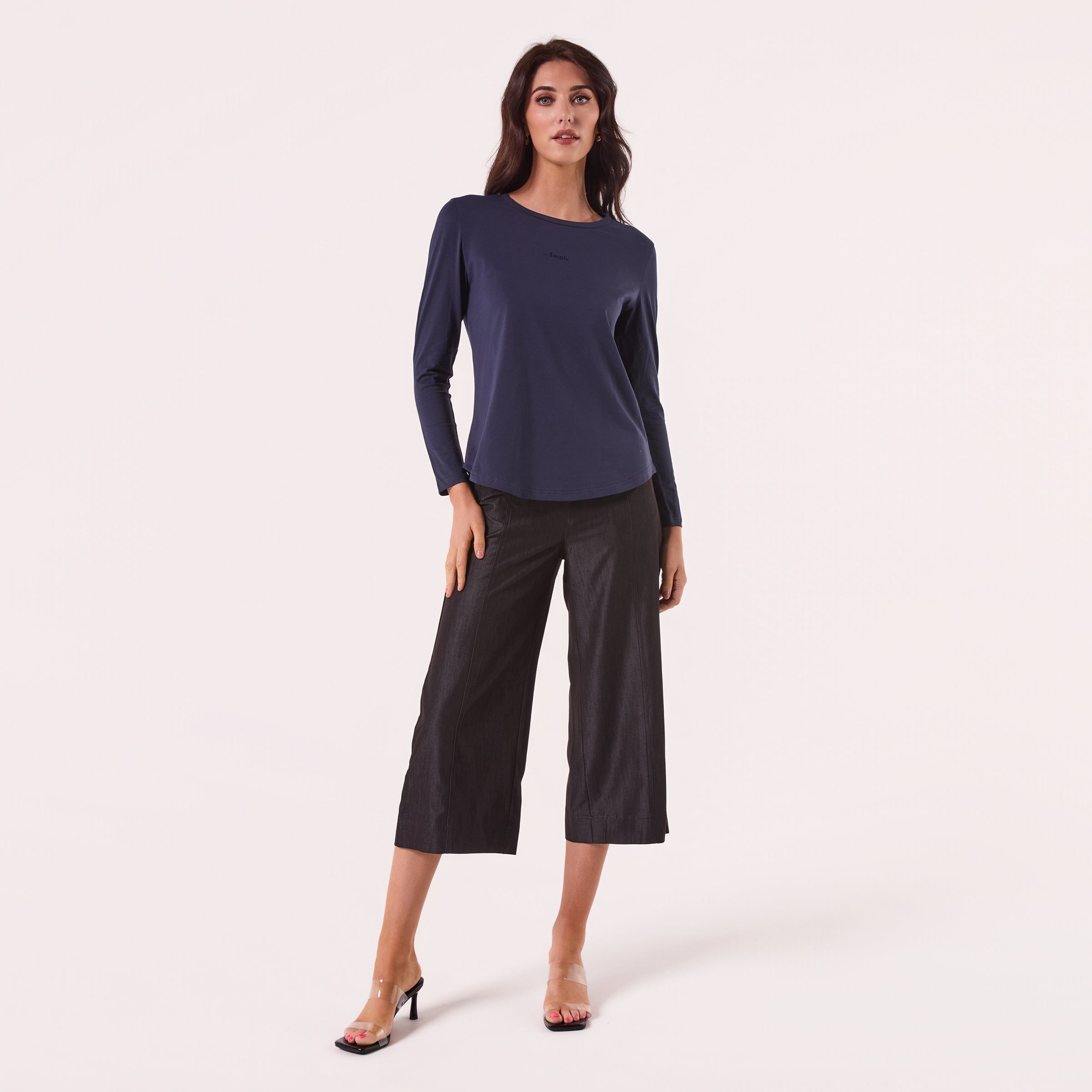 AM25113 ROUND NECK TEE