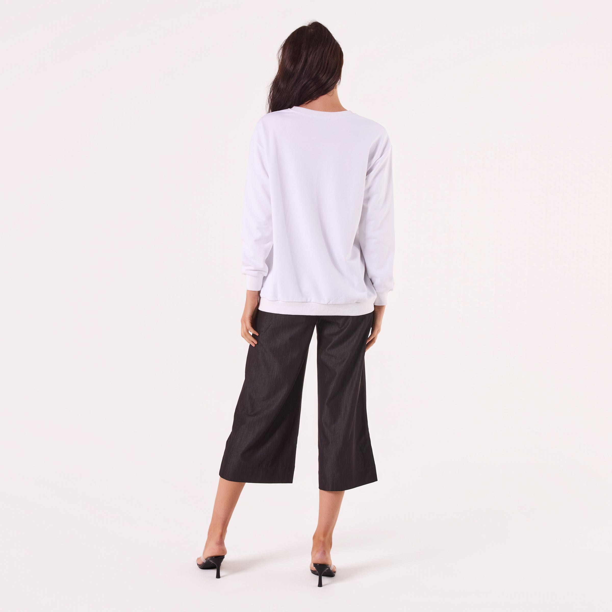 AM2502 CHERRY PRINT SWEATSHIRT