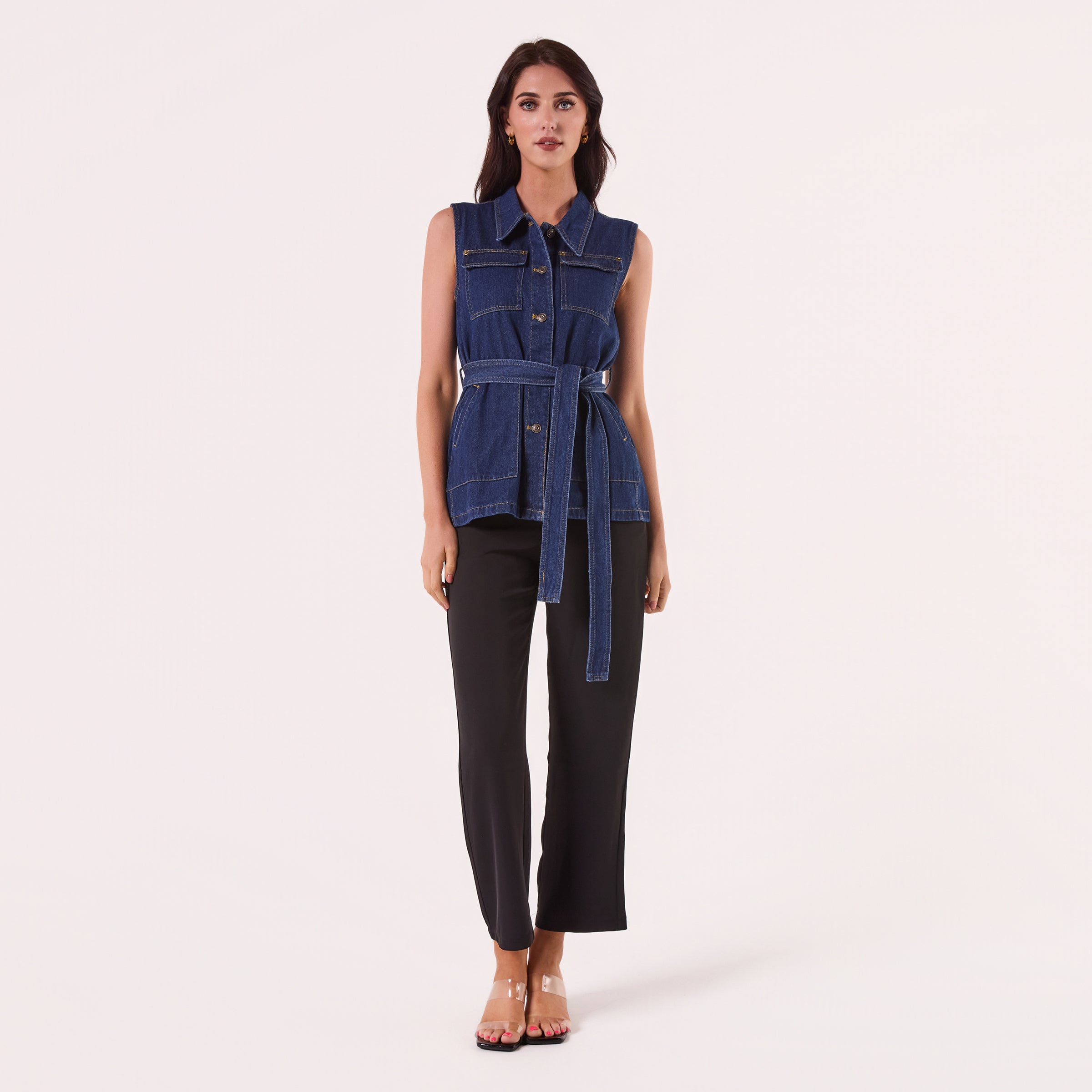 A00004 DENIM VEST JACKET