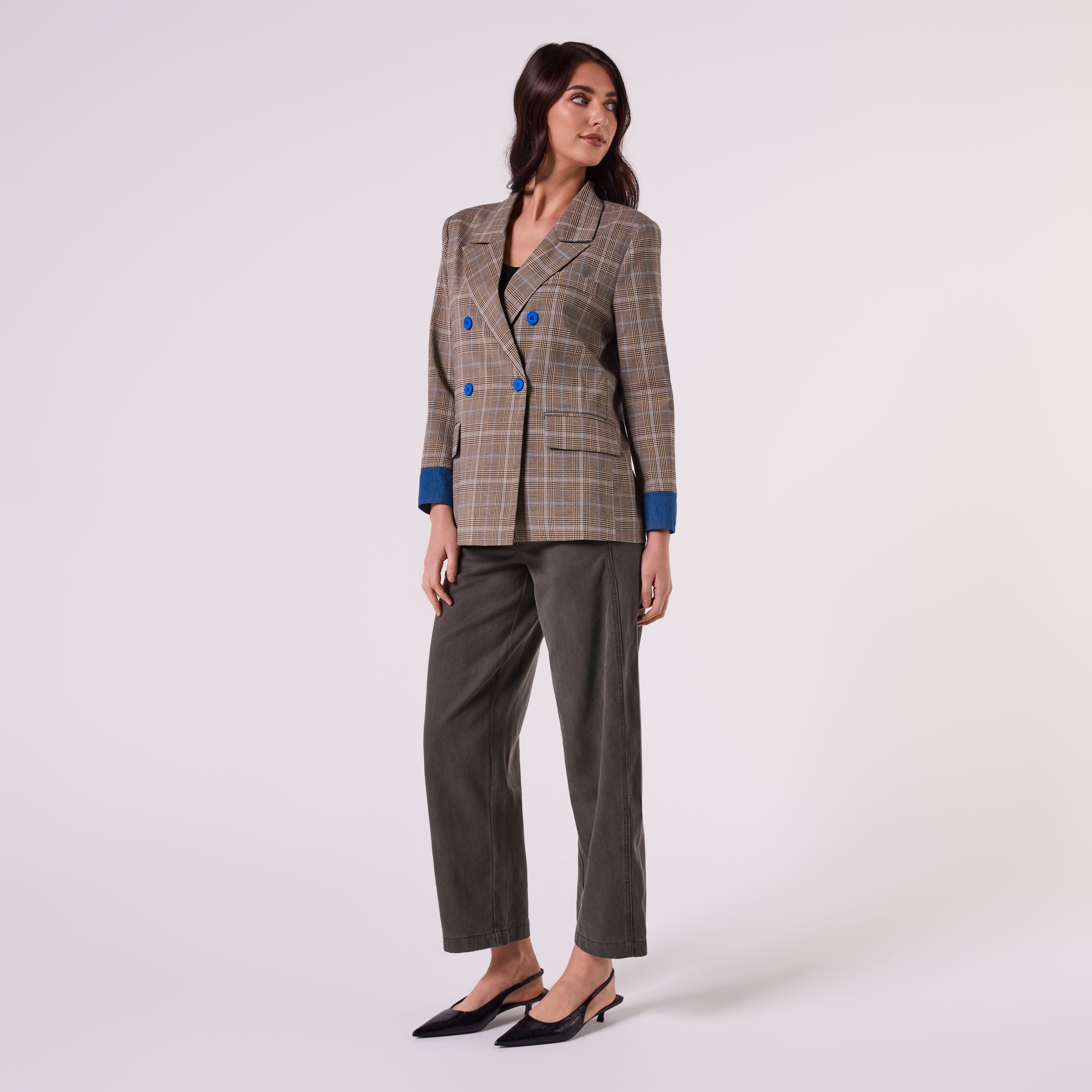 AF00018-1 CHECK BLAZER (OAT)