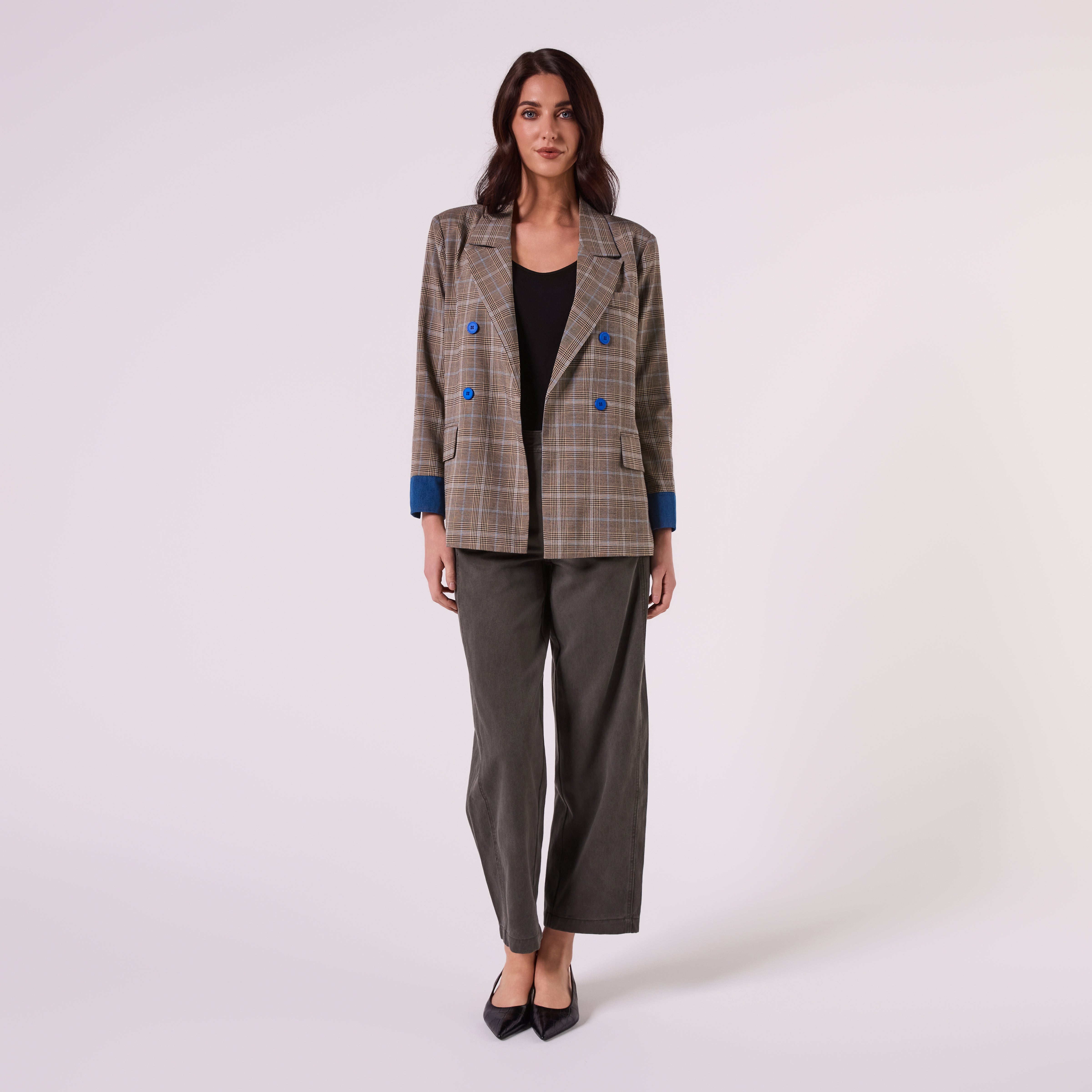 AF00018-1 CHECK BLAZER (OAT)