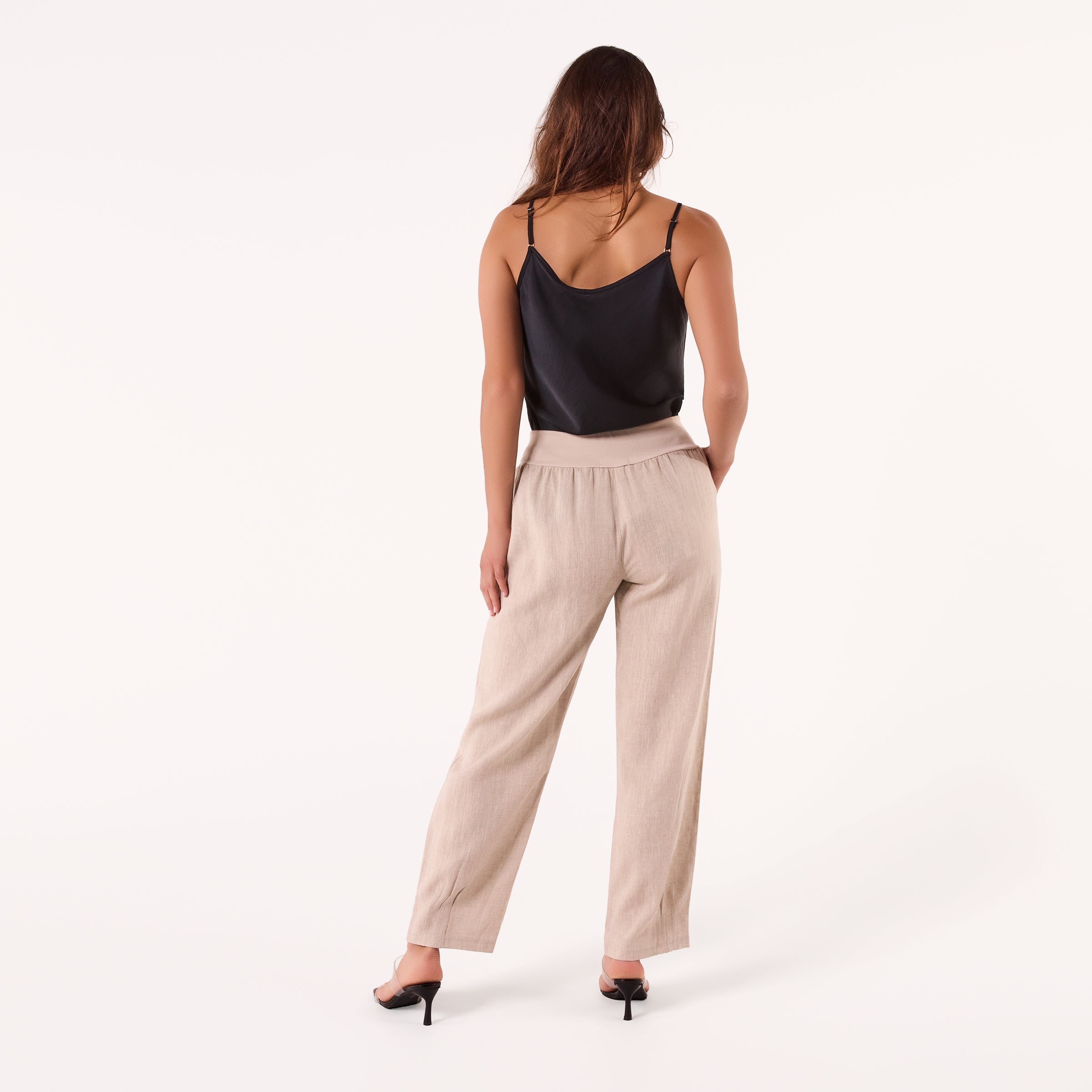 AF00016 100%LINEN PANTS