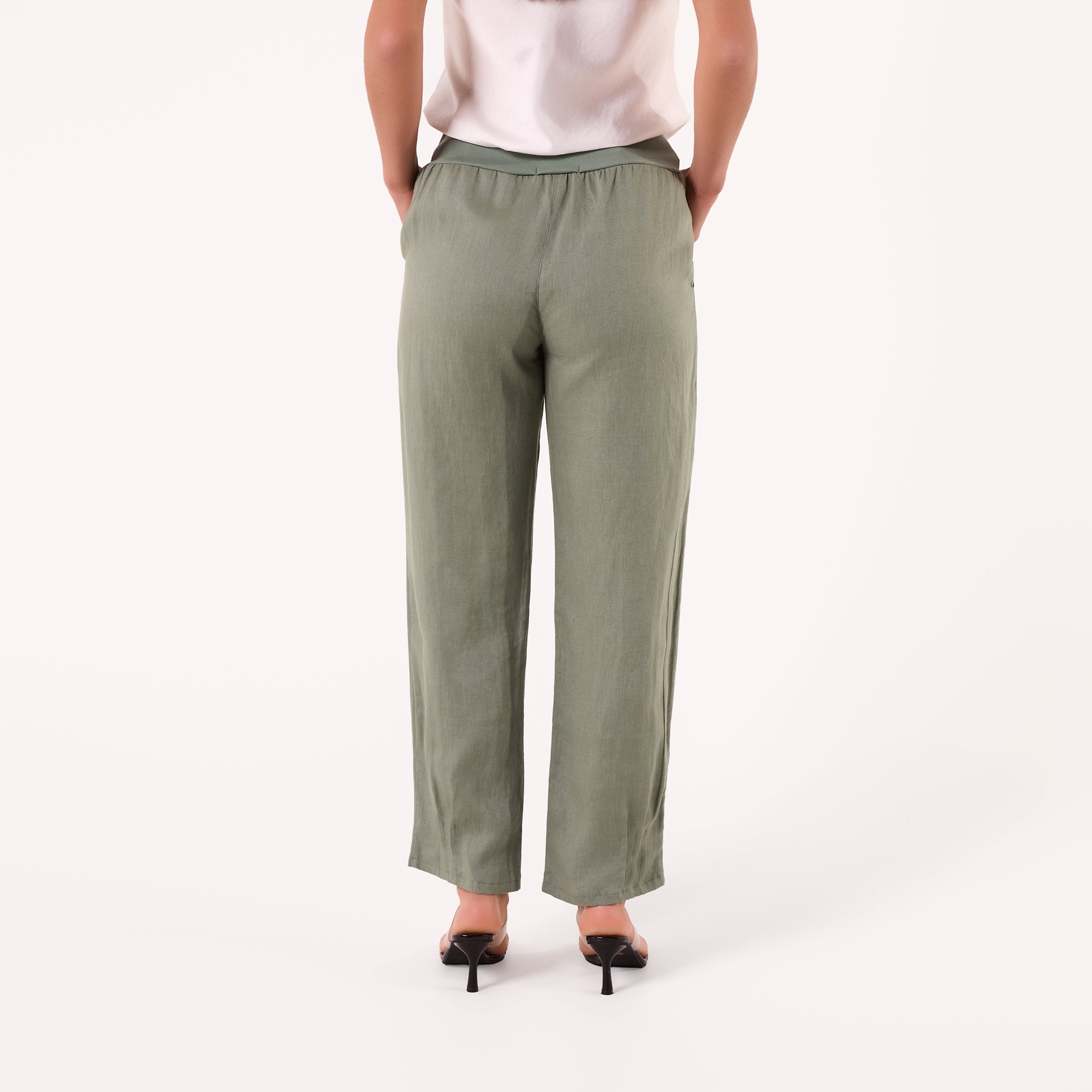 AF00016 100%LINEN PANTS