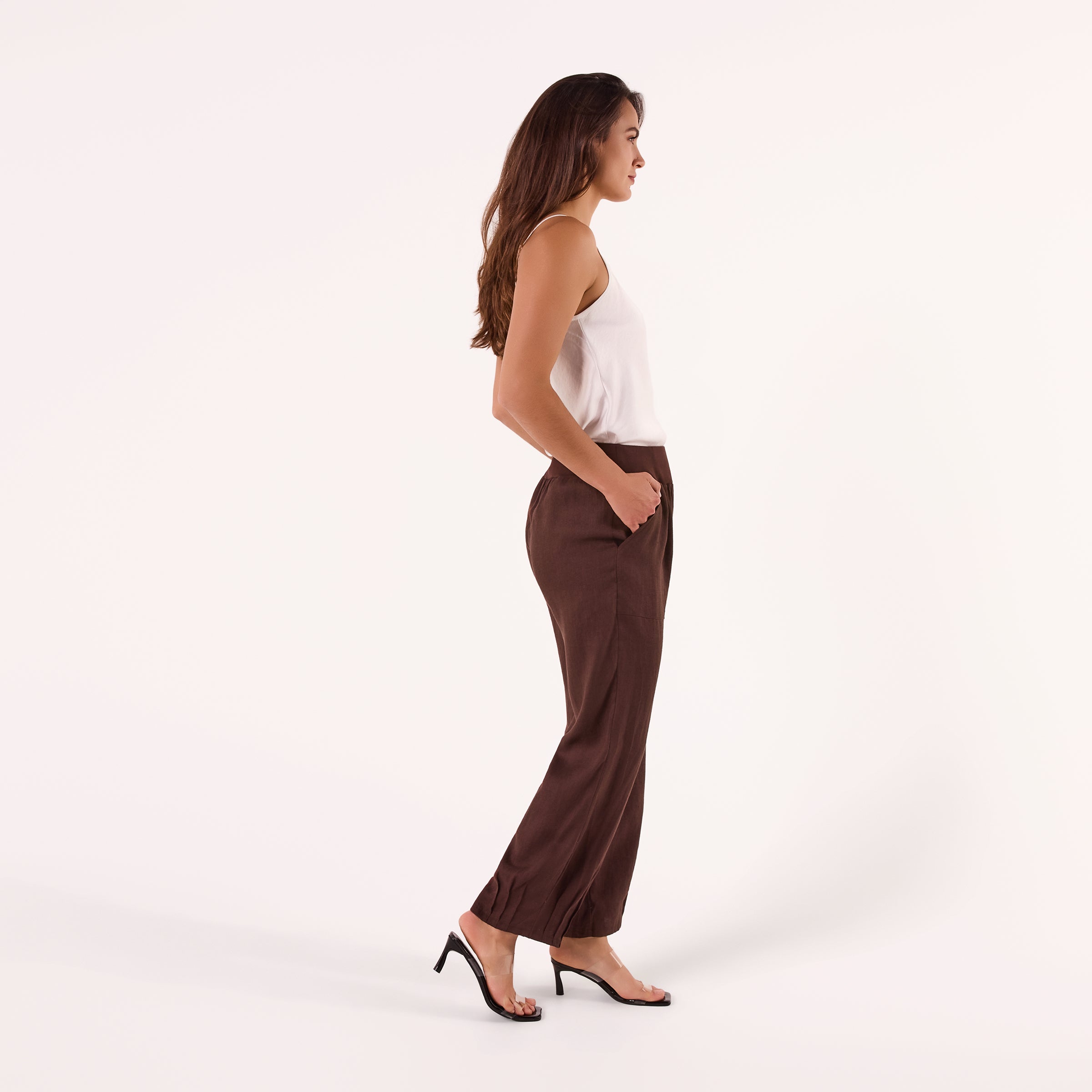 AF00016 100%LINEN PANTS