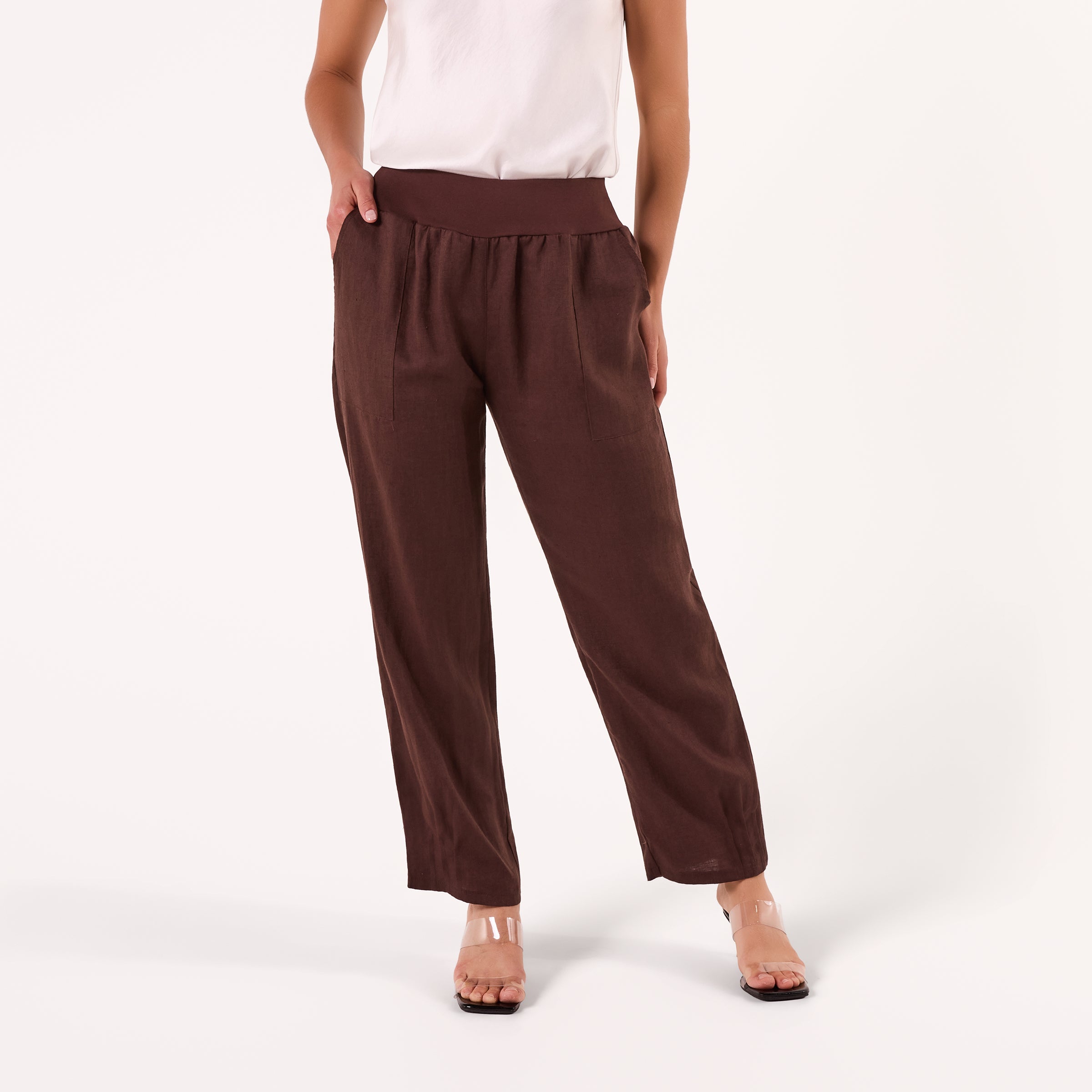 AF00016 100%LINEN PANTS