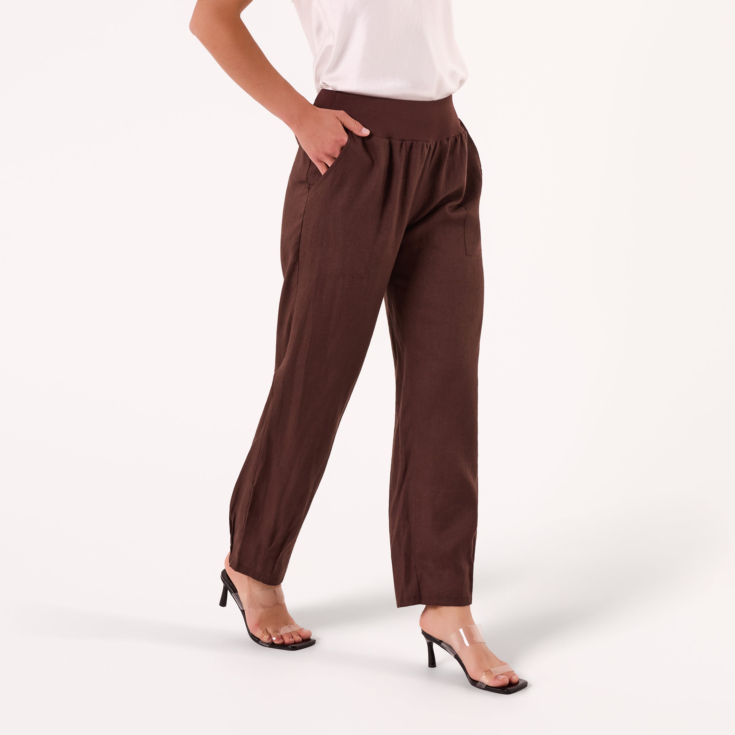 AF00016 100%LINEN PANTS