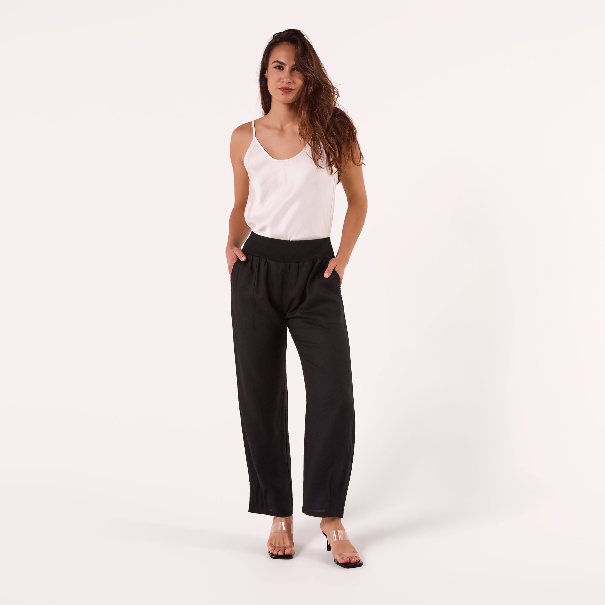 AF00016 100%LINEN PANTS
