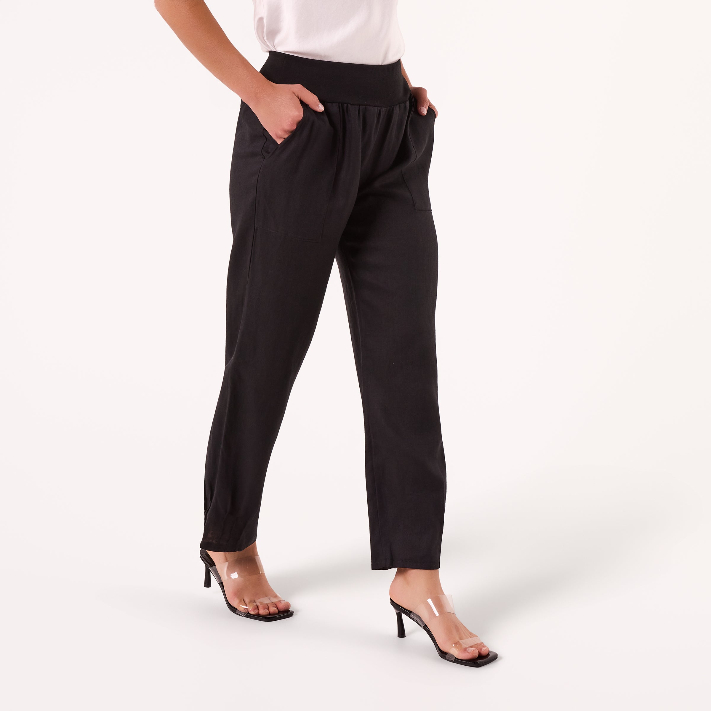 AF00016 100%LINEN PANTS