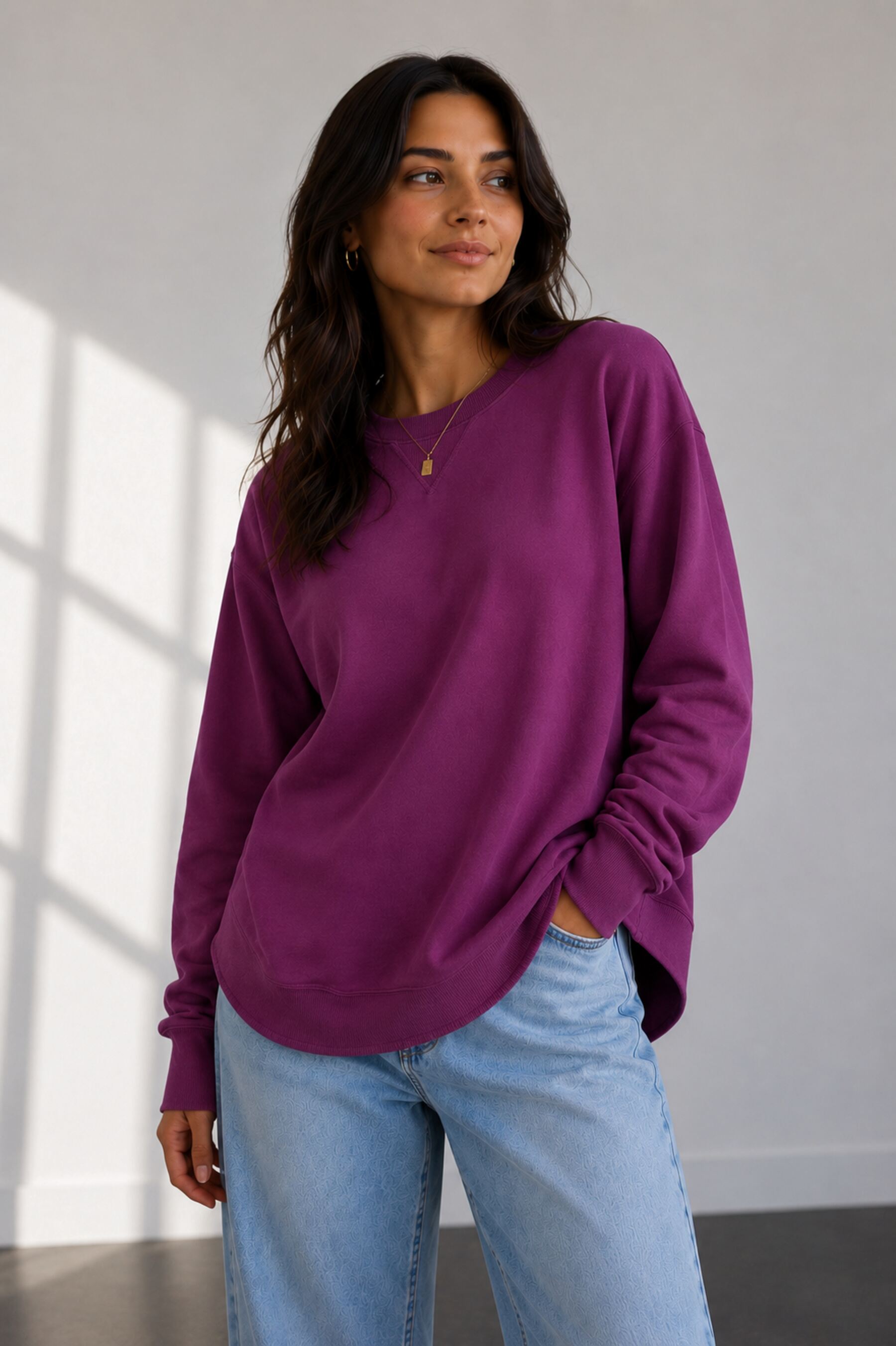 AM25193 PLAIN SWEATSHIRT