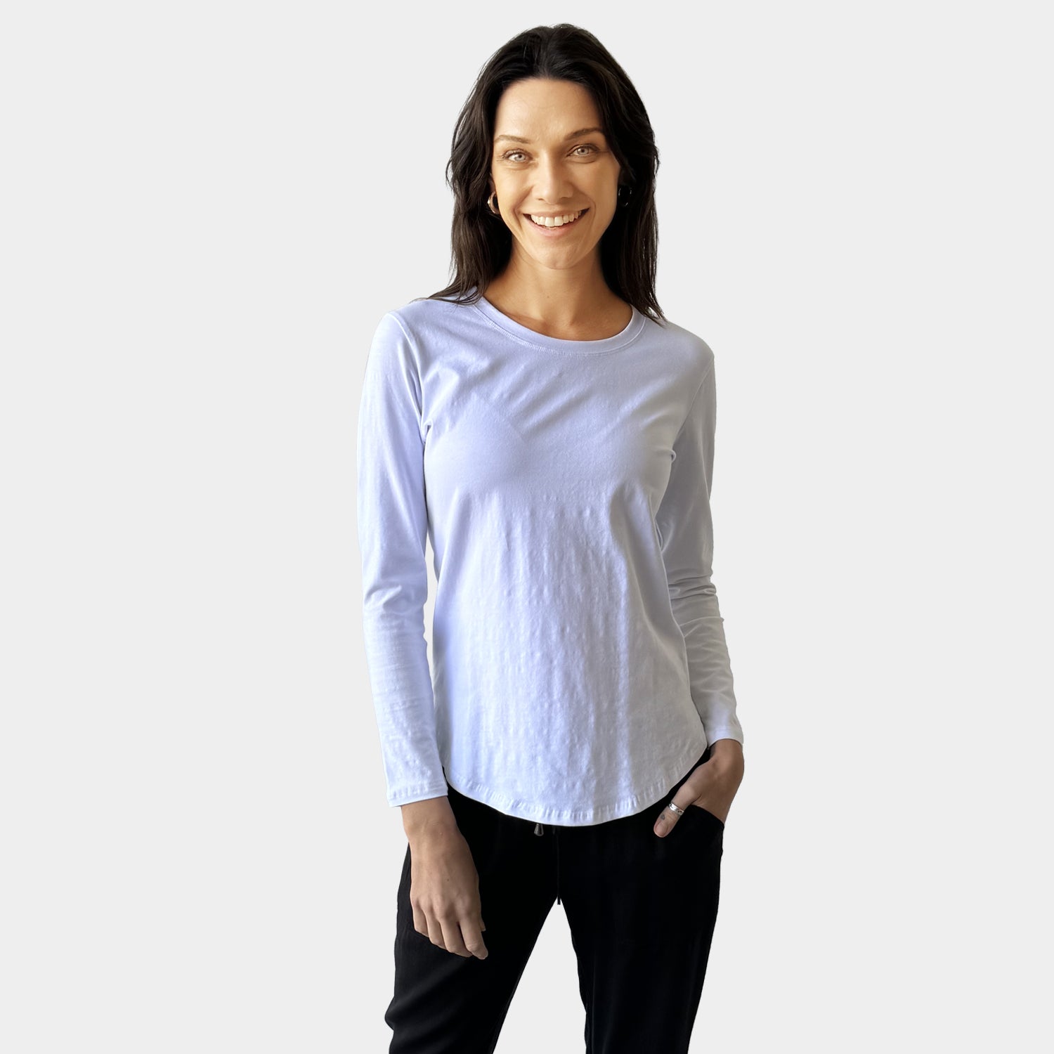 AM022119 SPLIT BOTTOM SIDE COTTON TOP