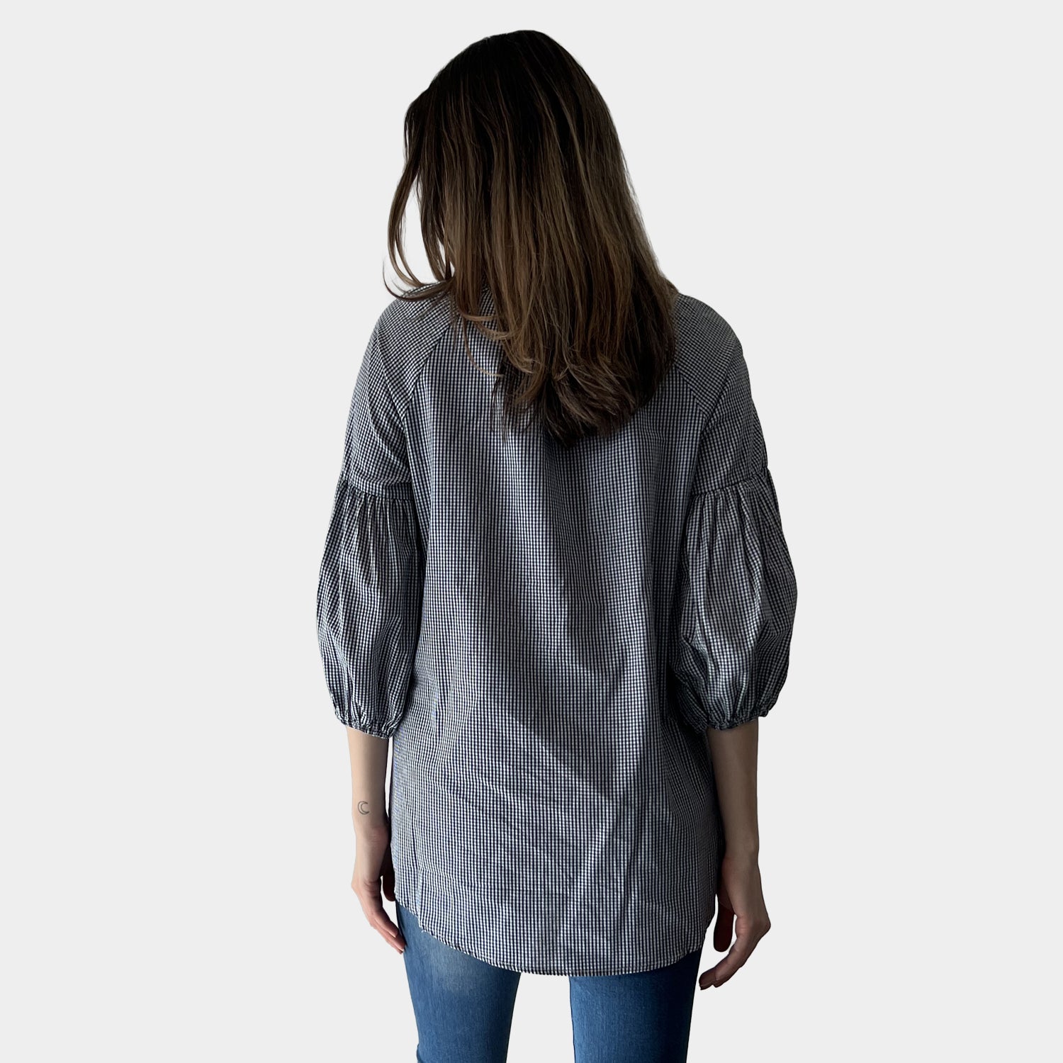 AM022171 GINGHAM TOP