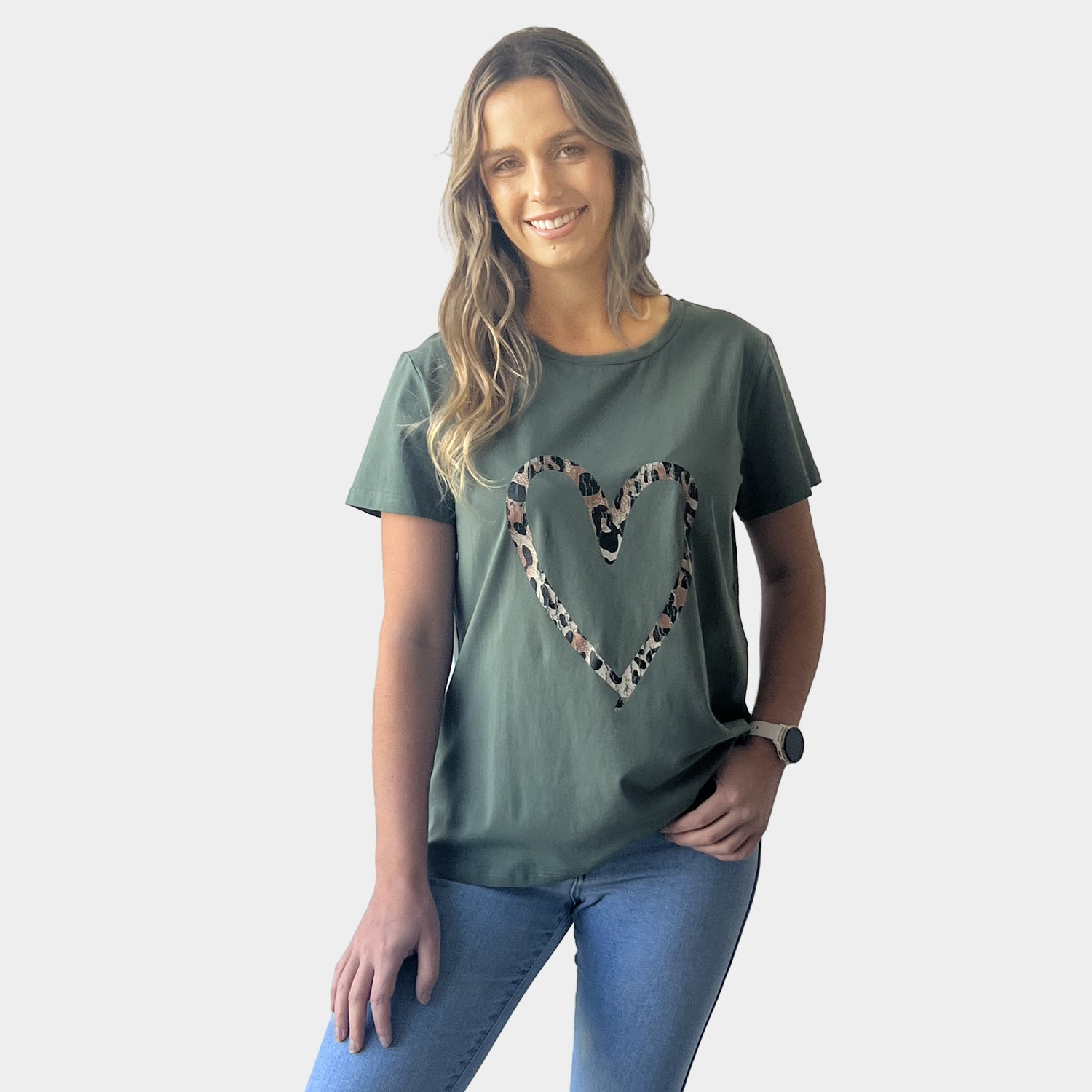 AM023076 LEOPARD PRINT TEE